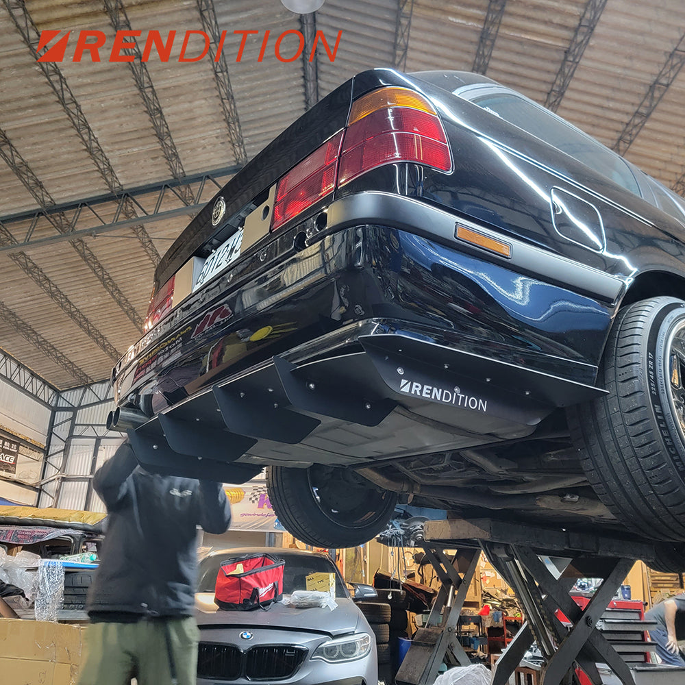 BMW E34 REAR DIFFUSER KIT V2