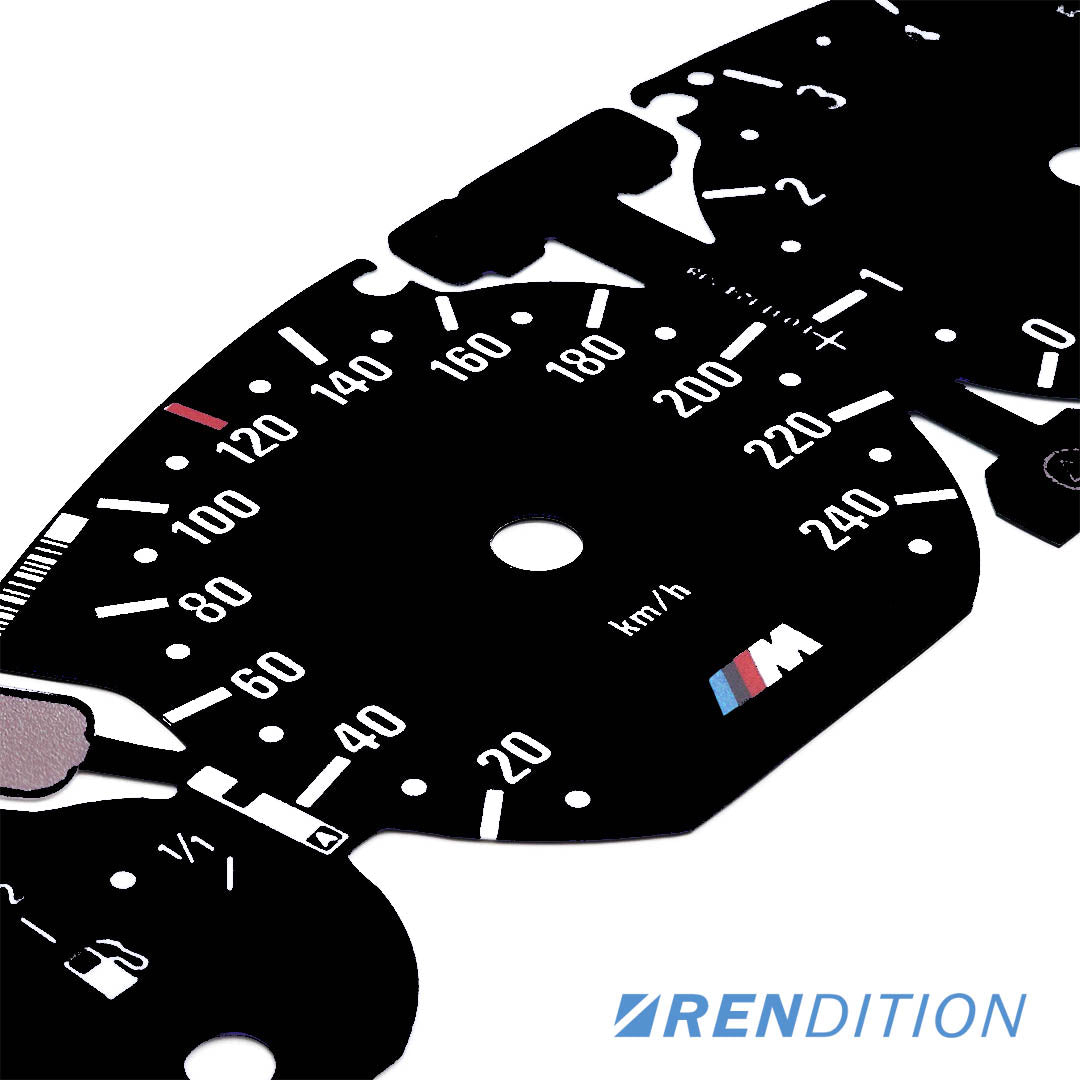 BMW E46 Gauge Face Overlay