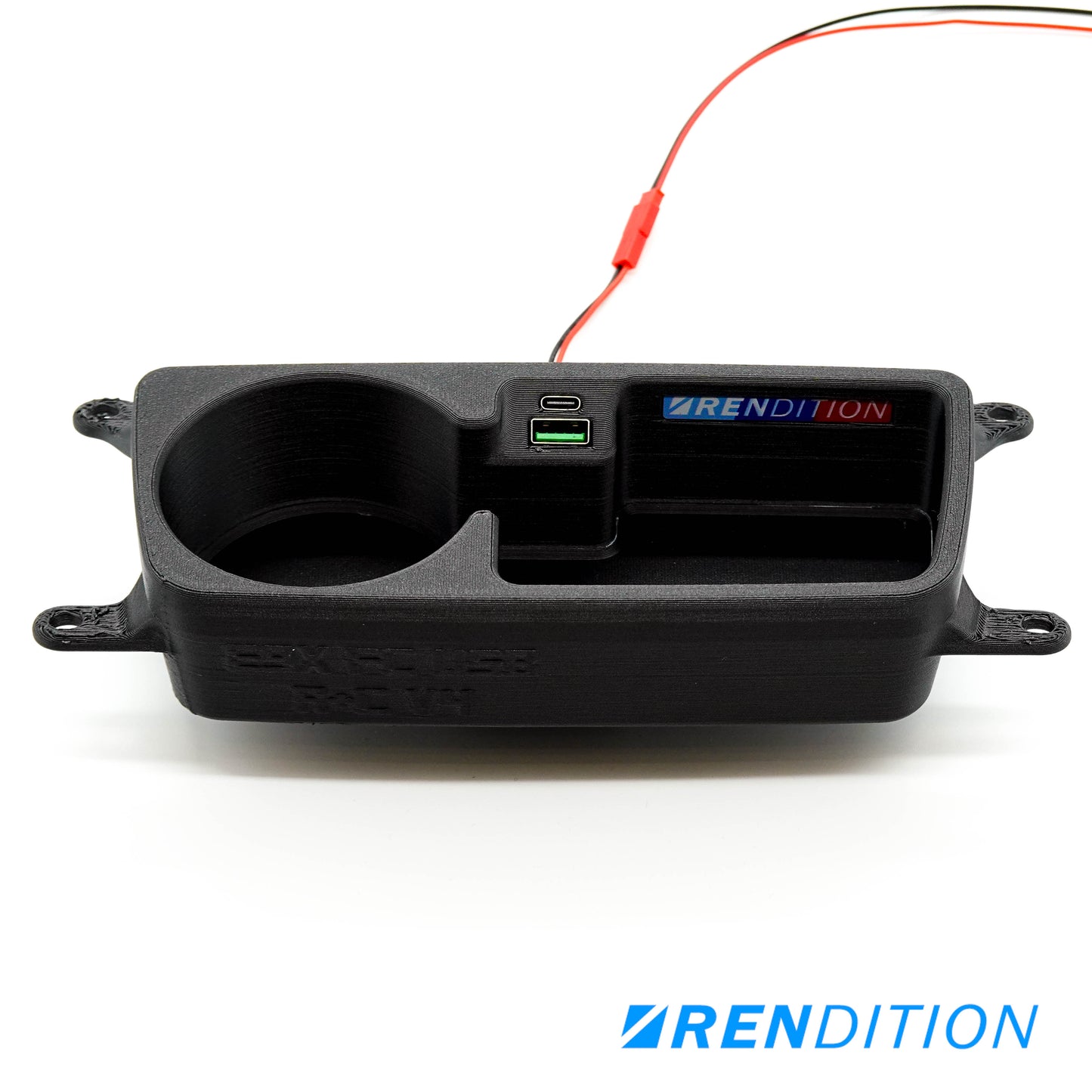 BMW E9X FRONT CUPHOLDER + USB (E90 E91 E92 E93)