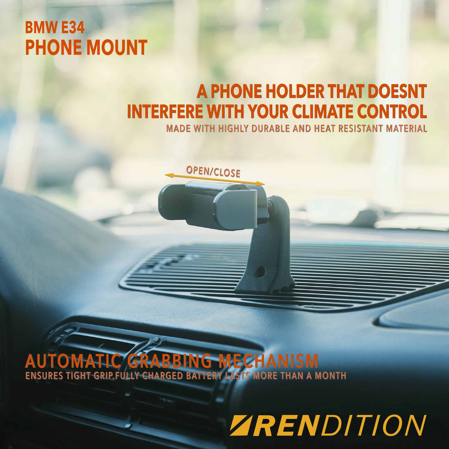 BMW E34 PHONE MOUNT
