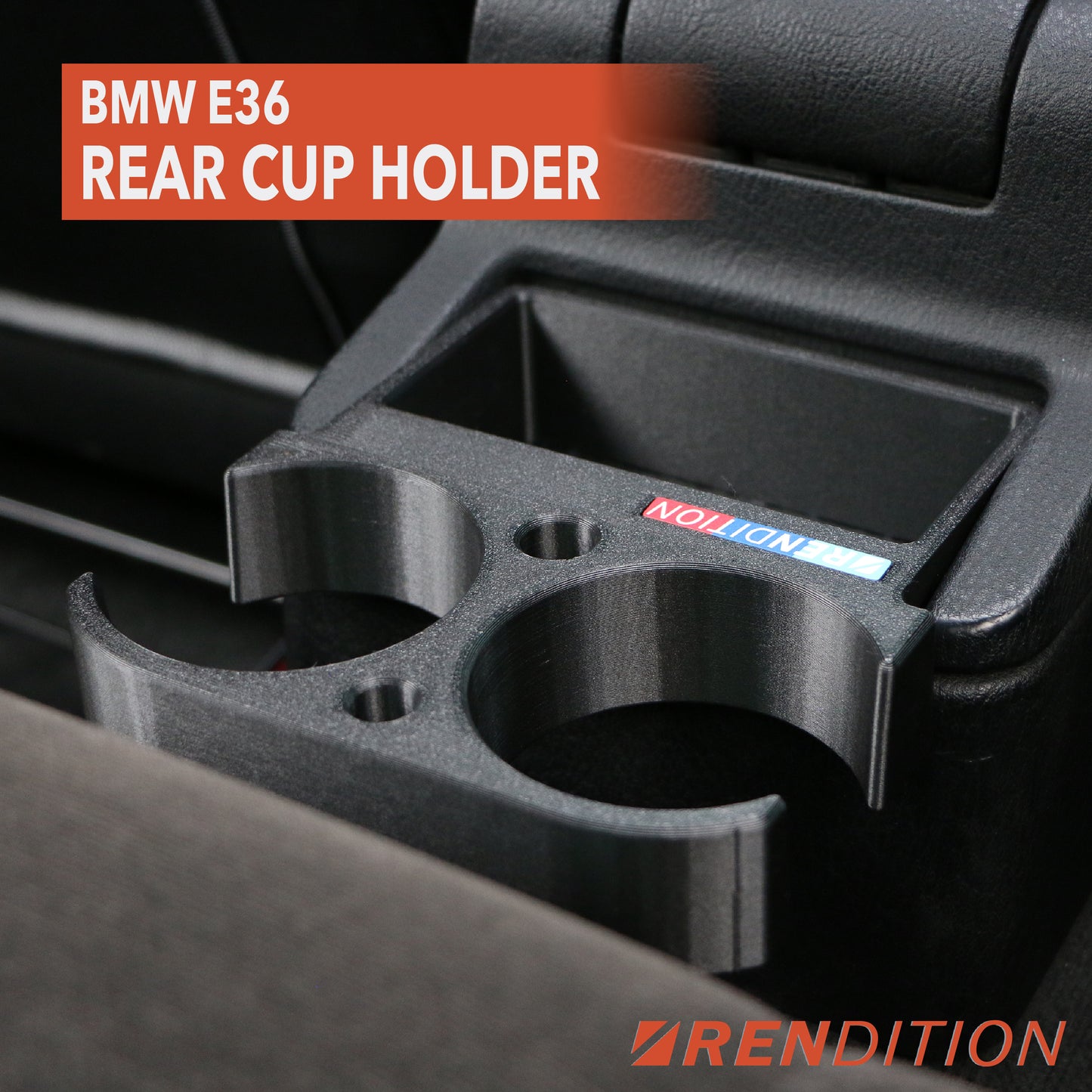 BMW E36 Rear Cupholder V5