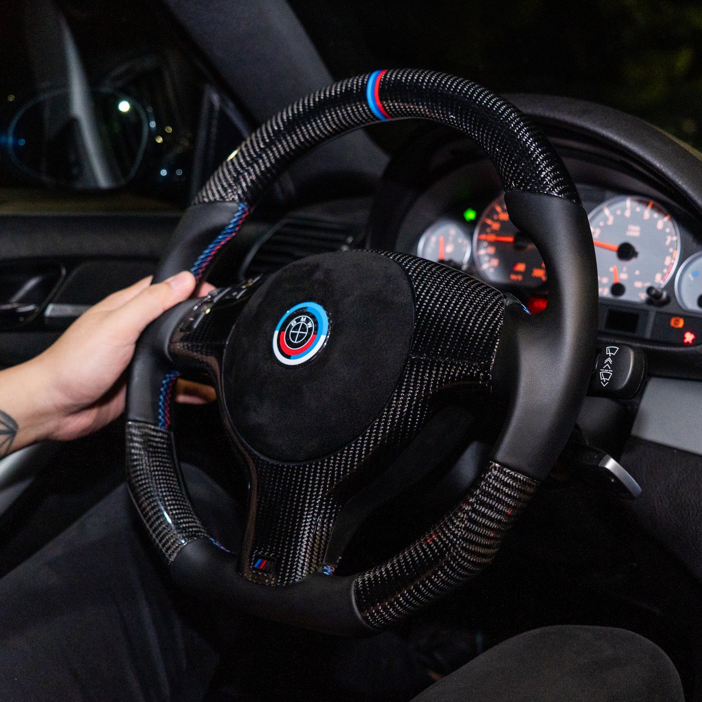 BMW E46 Custom Carbon Steering Wheel – Nappa, Alcantara, Forged or Twill Carbon