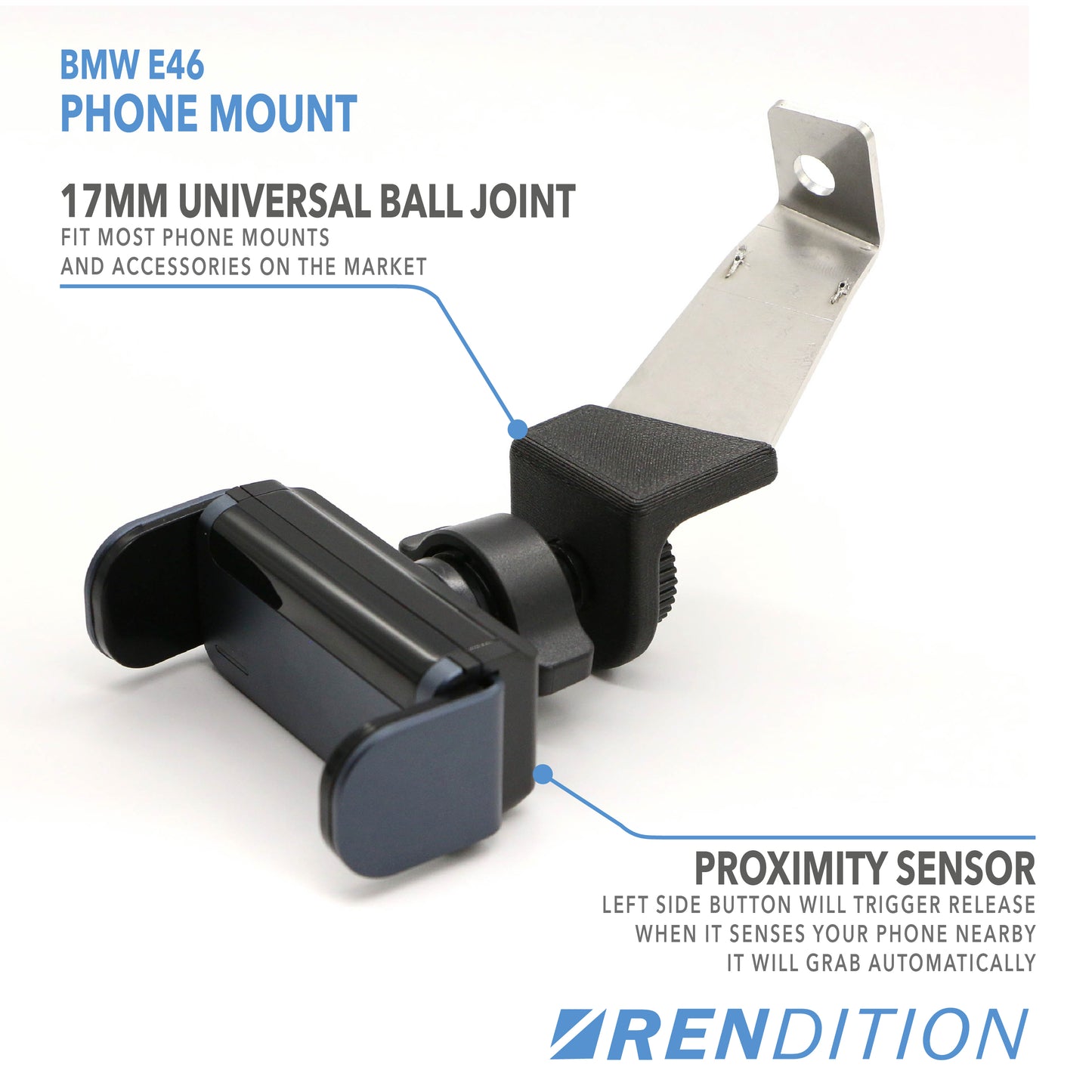 BMW E46 Phone Mount