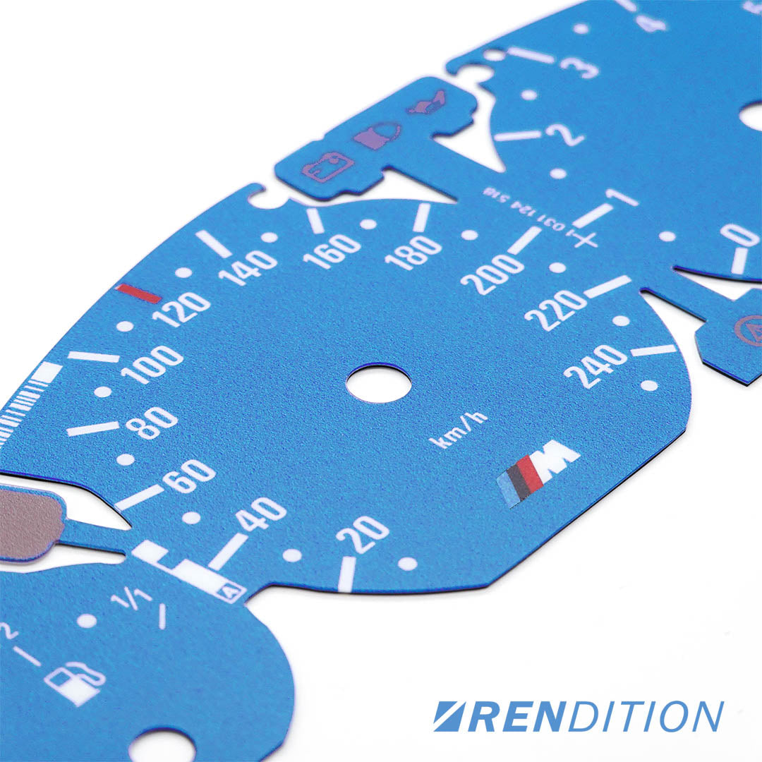 BMW E46 Gauge Face Overlay