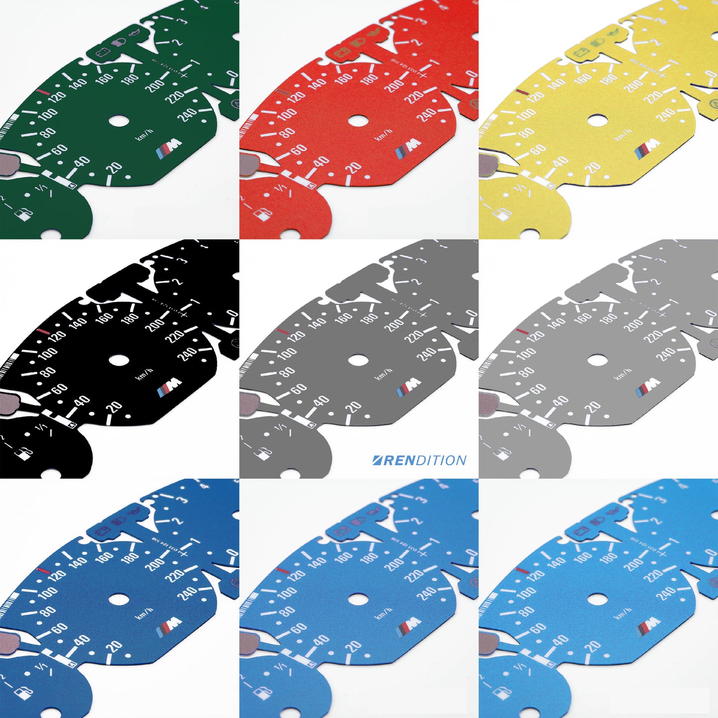 BMW E46 Gauge Face Overlay