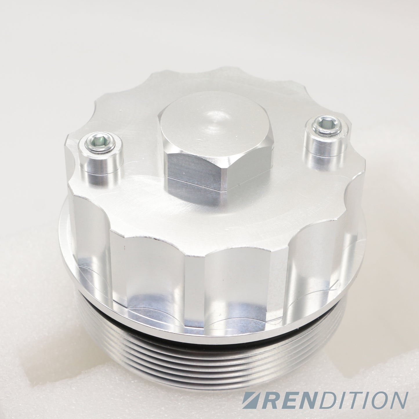BMW CNC-machined aluminum oil cap adapter for M50 M52 S50 S52 M54