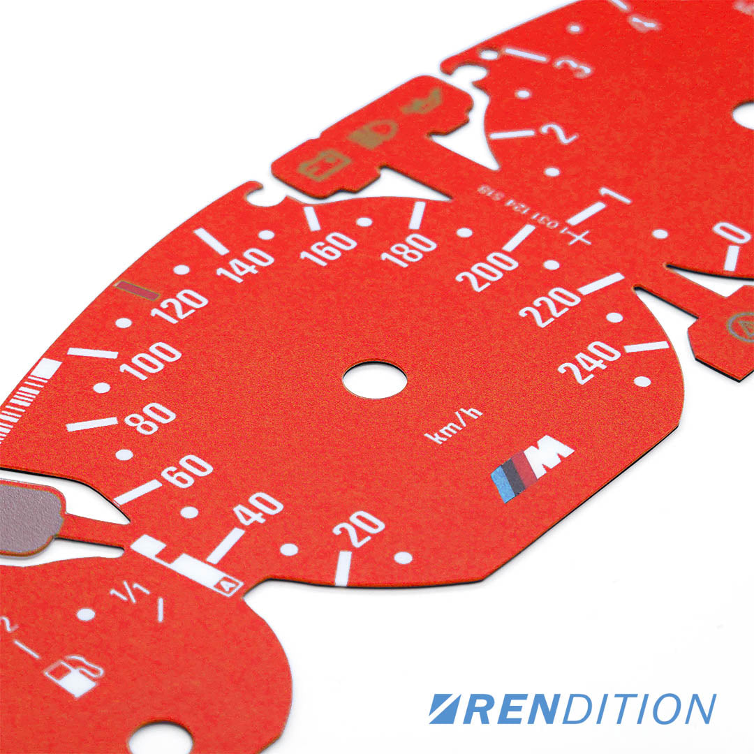 BMW E46 Gauge Face Overlay