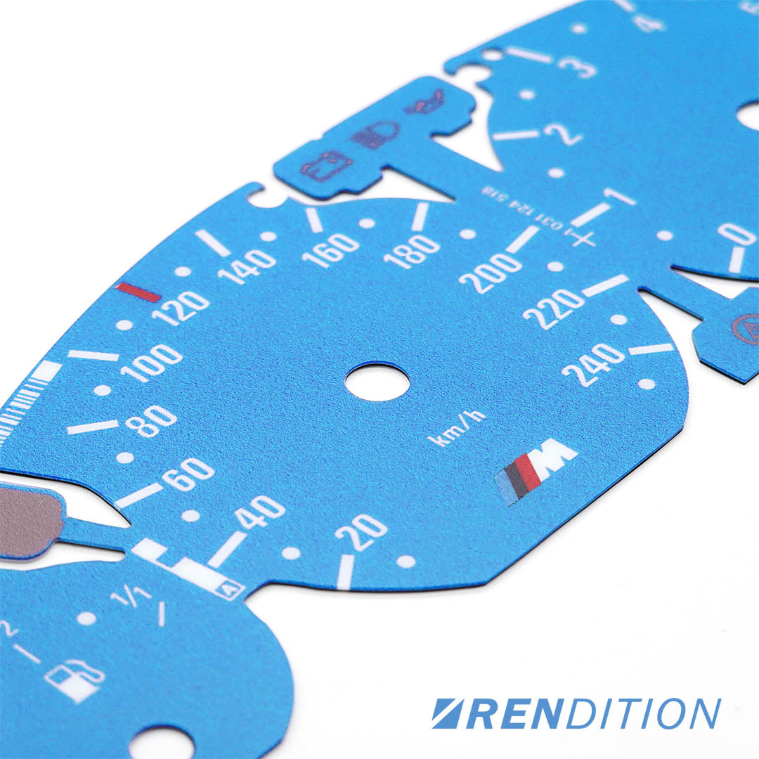 BMW E46 Gauge Face Overlay