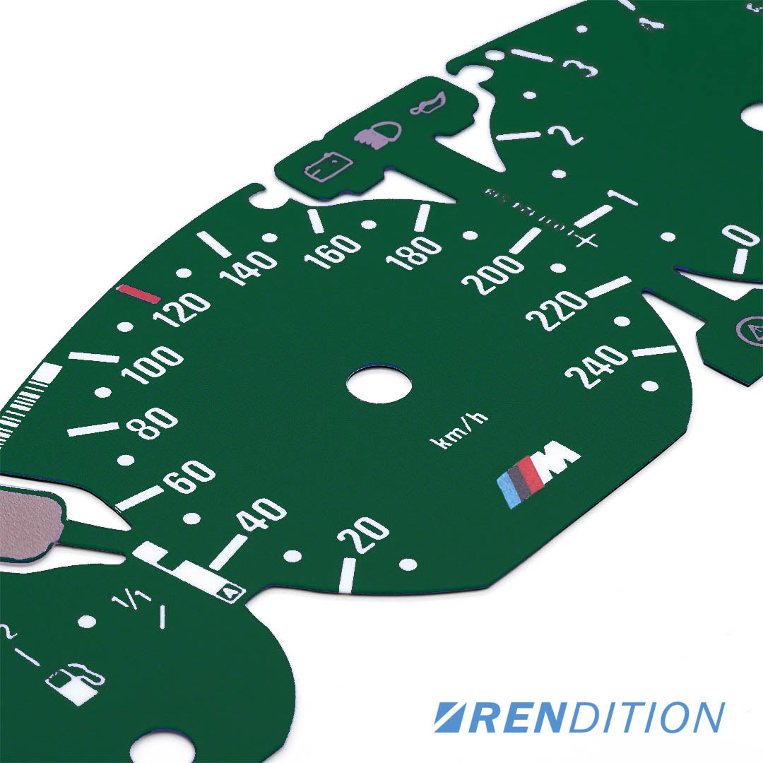 BMW E46 Gauge Face Overlay
