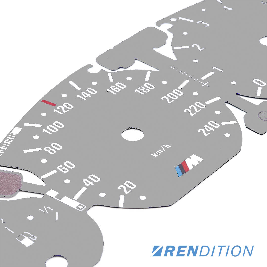 BMW E46 Gauge Face Overlay