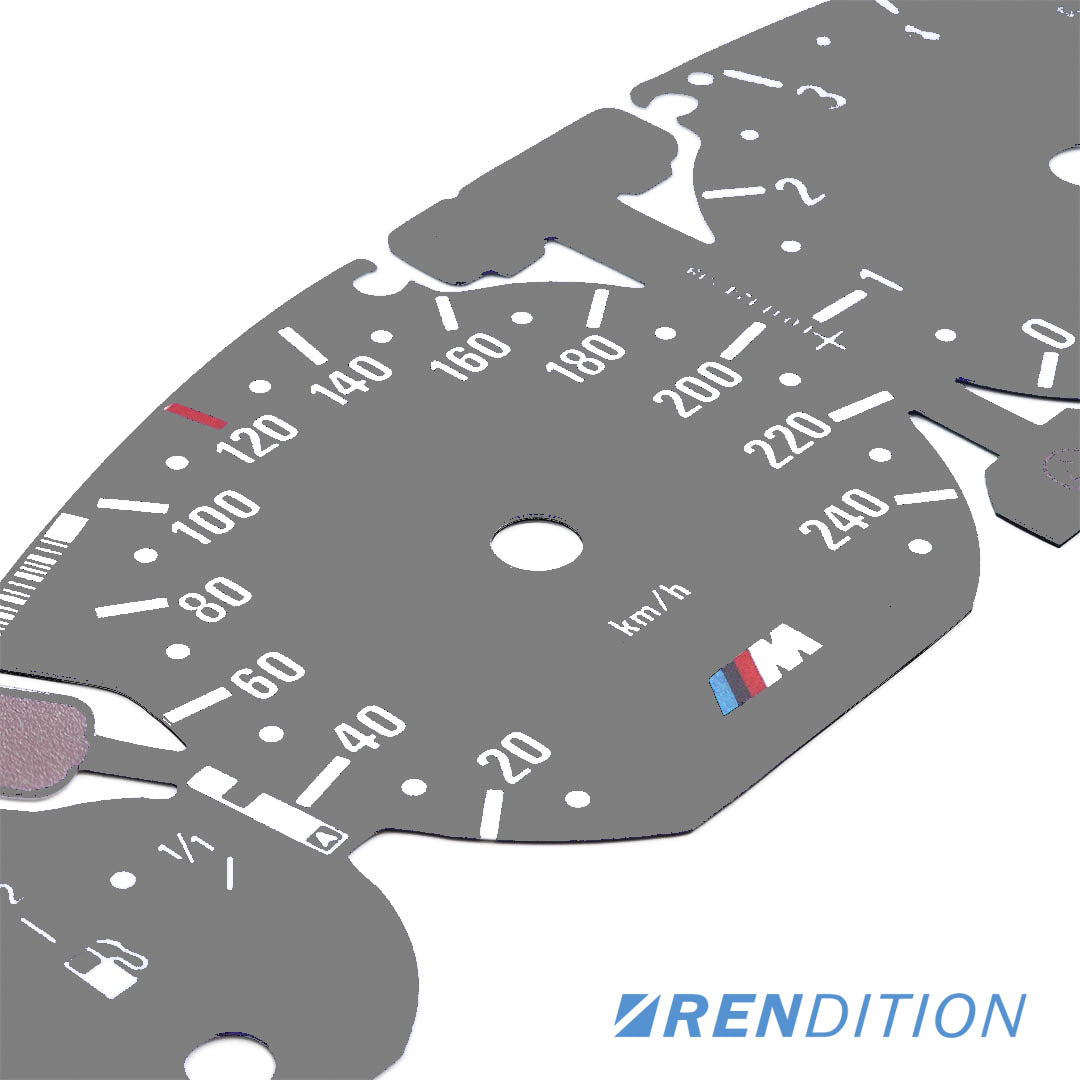 BMW E46 Gauge Face Overlay