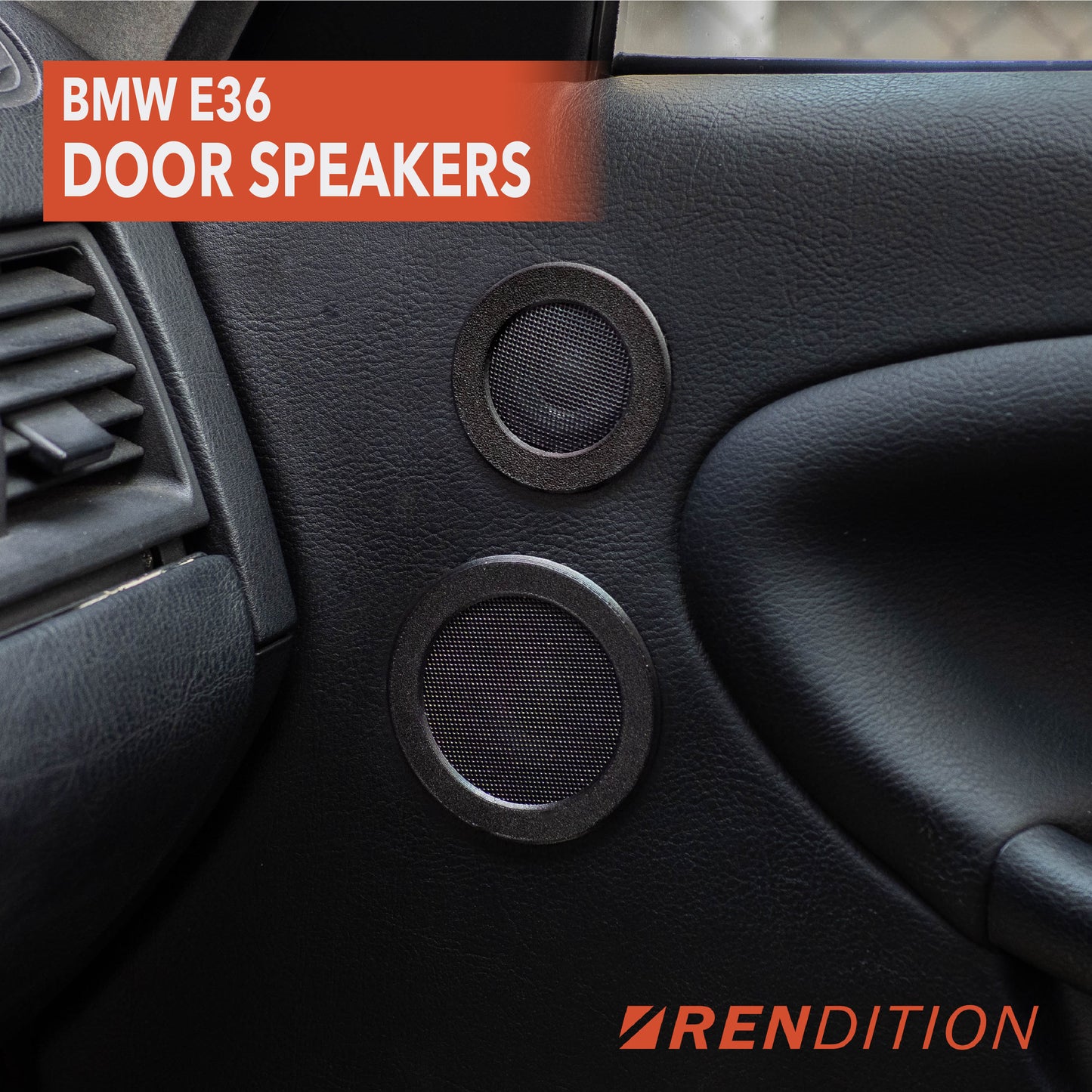 BMW E36 tweeter & speaker grille upgrade kit full-range HiFi replacement