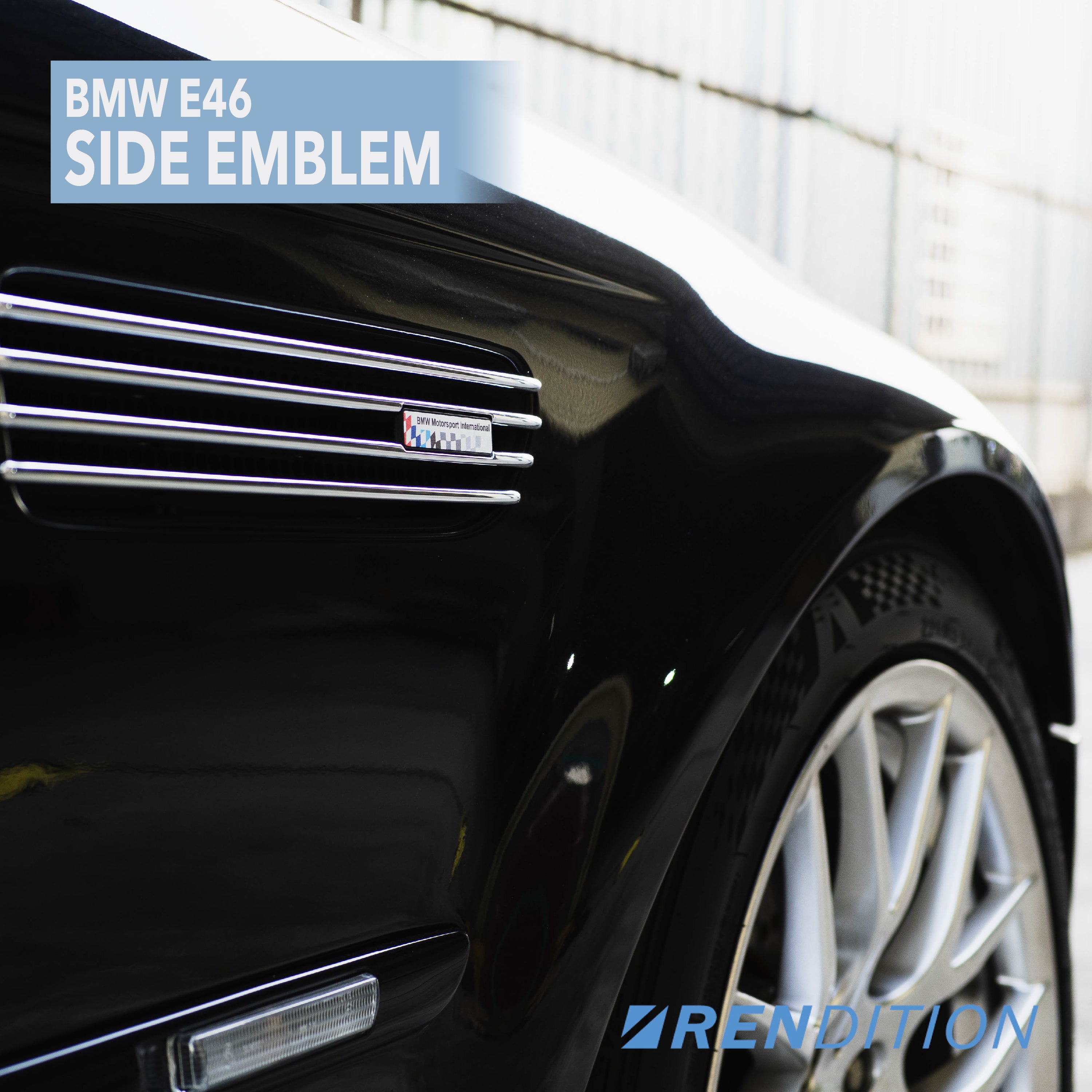 BMW E46 M3 SIDE EMBLEM