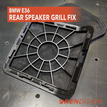 BMW E36 REAR SPEAKER GRILL FIX