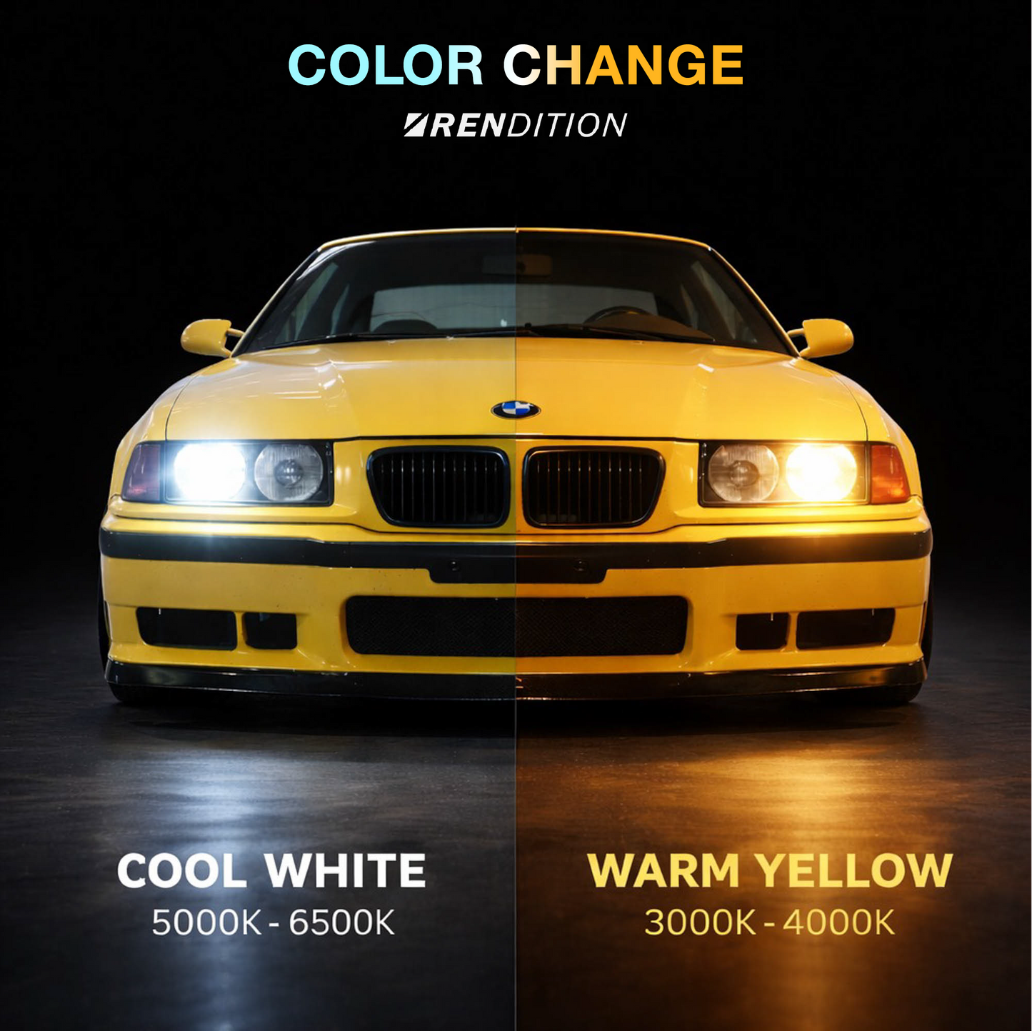 LumaForge App-Controlled LED Headlight Bulbs (H1 / H4 / H7)