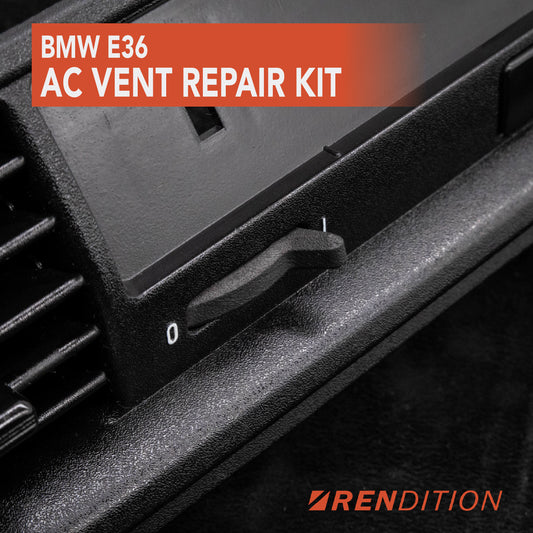 BMW E36 A/C Vent Knob Replacement Kit | Repair Kit | AC Vent Fix