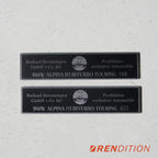 (NLA) ALPINA INTERIOR BADGE REPLICA REPLACEMENT B3 B5 B6 B8 B9 B12