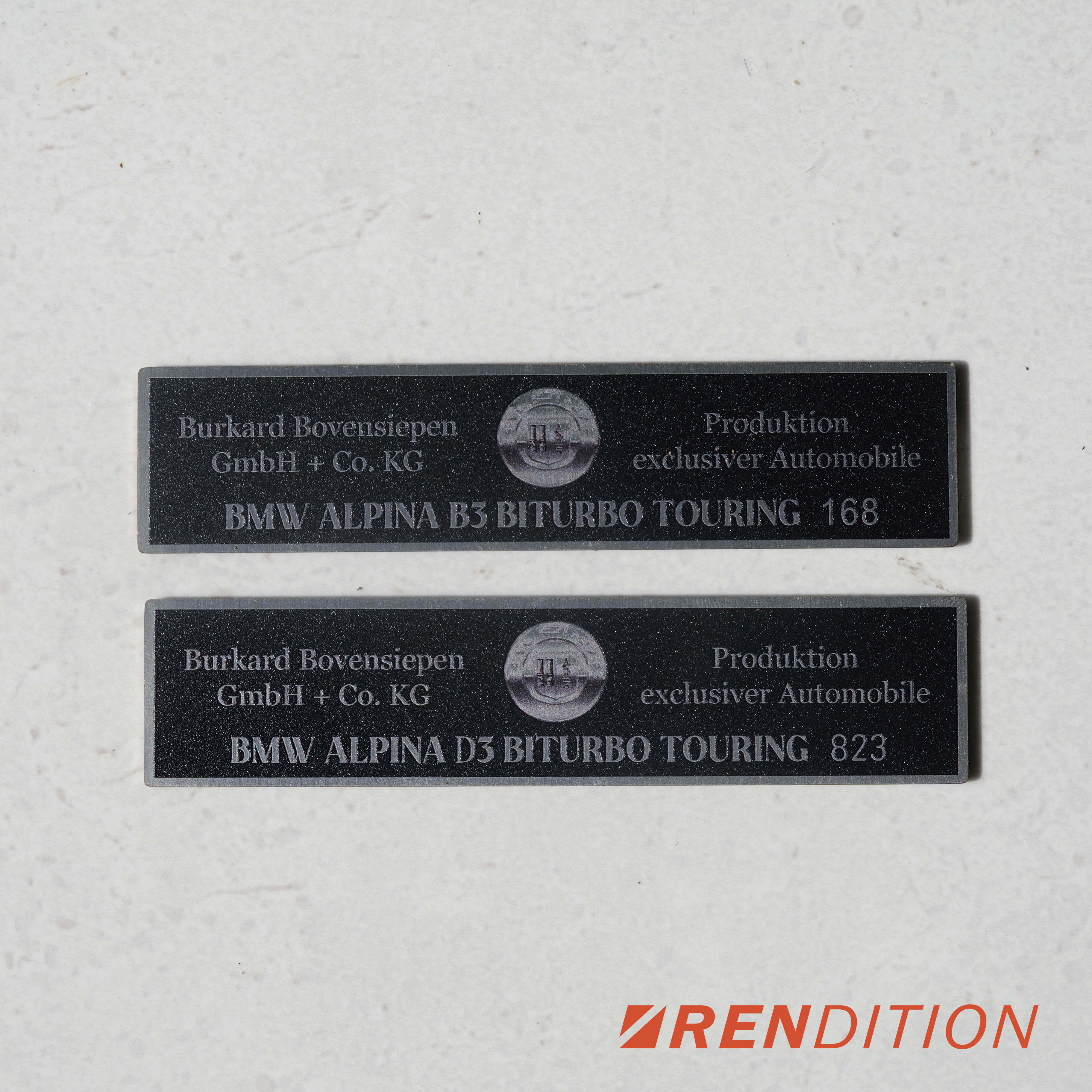 (NLA) ALPINA INTERIOR BADGE REPLICA REPLACEMENT B3 B5 B6 B8 B9 B12