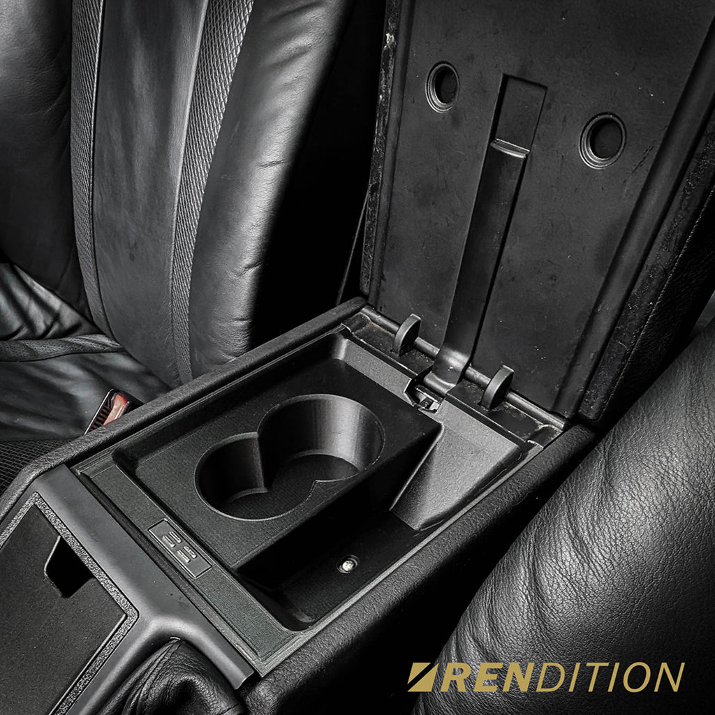 BMWE39扶手托盤更換及杯架