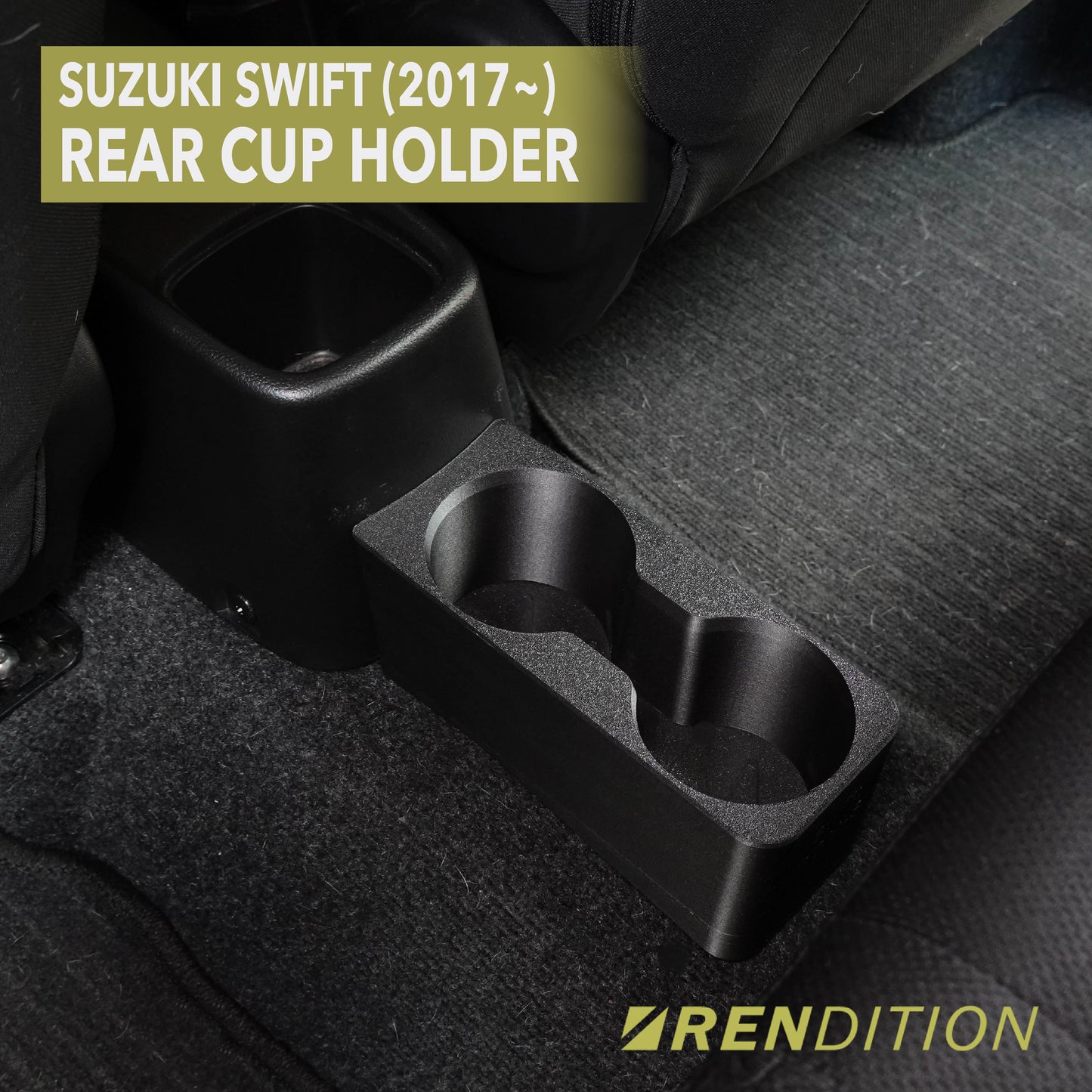 SUZUKI SWIFT (2017~) REAR CUPHOLDER