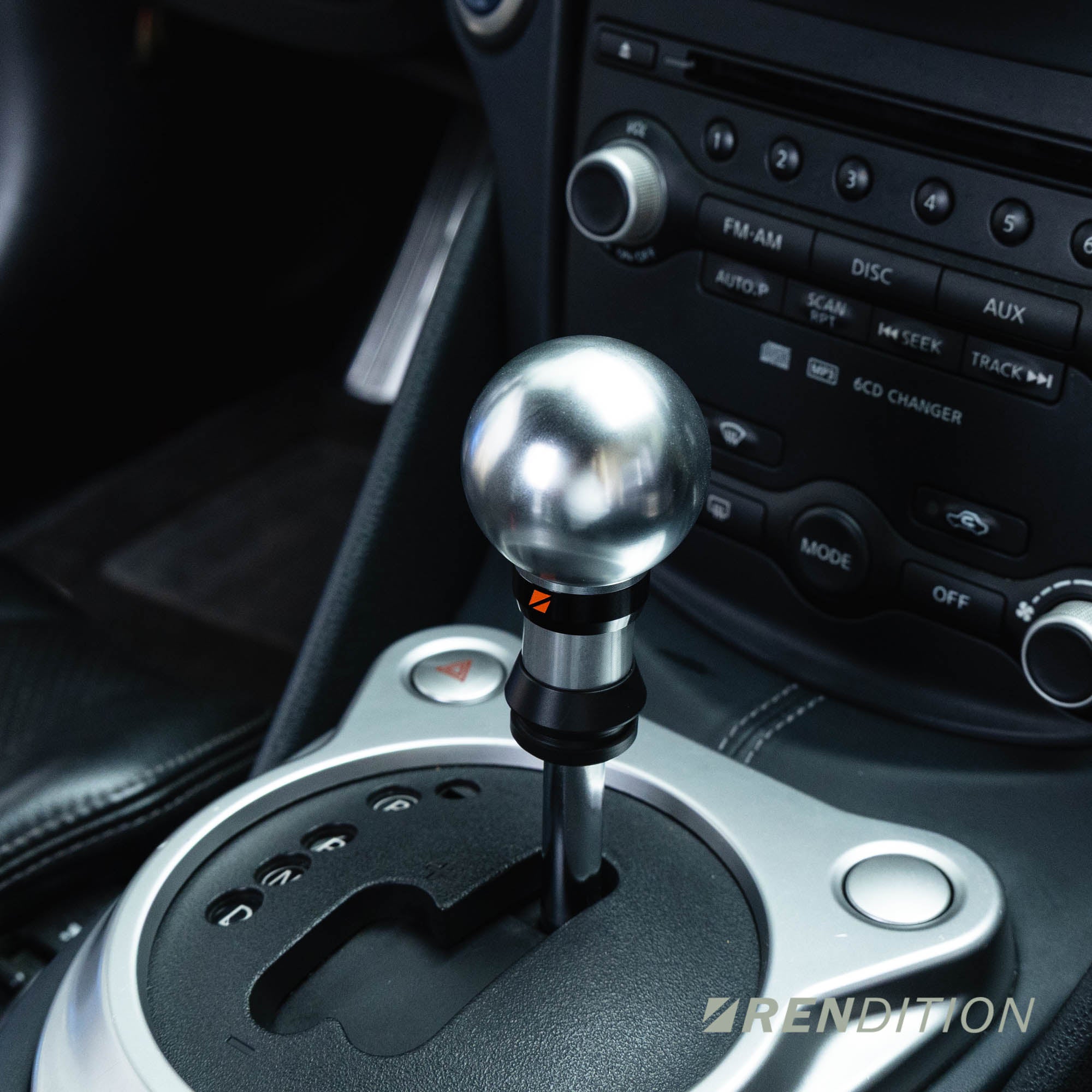 Rendition Billet Automatic Shift Knob for Nissan, Toyota, Honda, and Infiniti