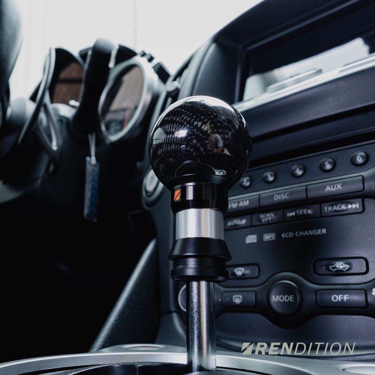 Rendition Billet Automatic Shift Knob for Nissan, Toyota, Honda, and Infiniti