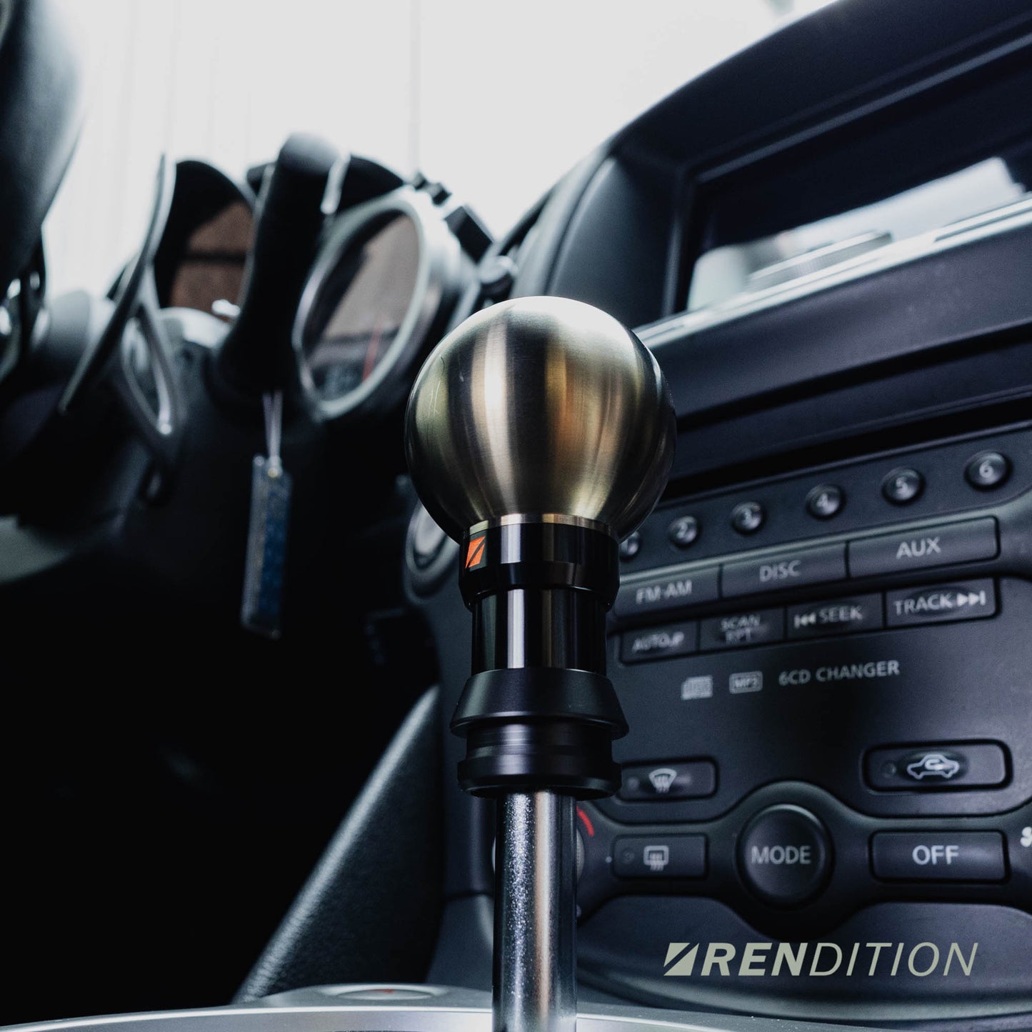 Rendition Billet Automatic Shift Knob for Nissan, Toyota, Honda, and Infiniti