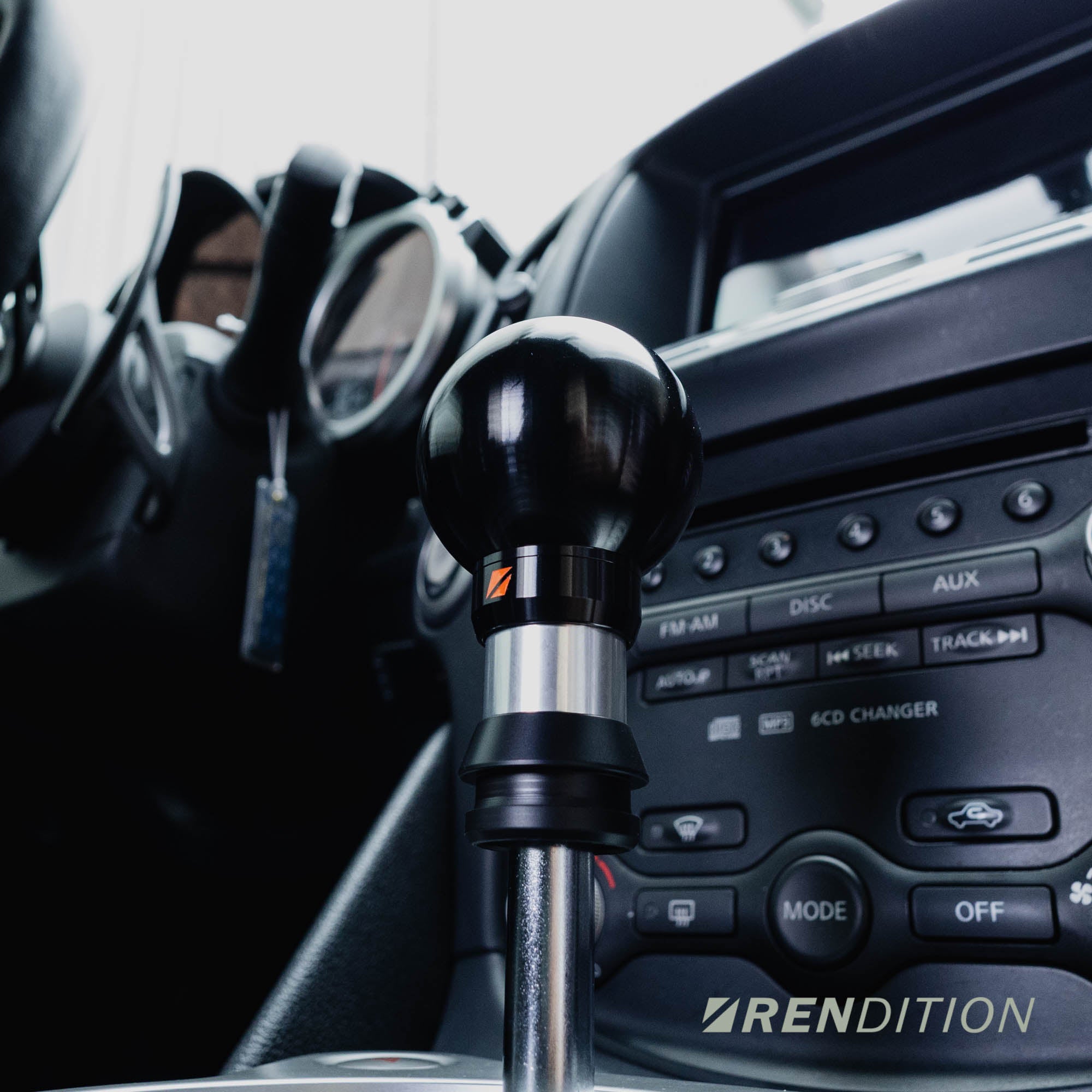 Rendition Billet Automatic Shift Knob for Nissan, Toyota, Honda, and Infiniti