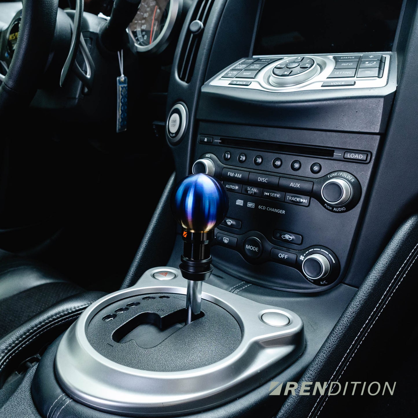 Rendition Billet Automatic Shift Knob for Nissan, Toyota, Honda, and Infiniti