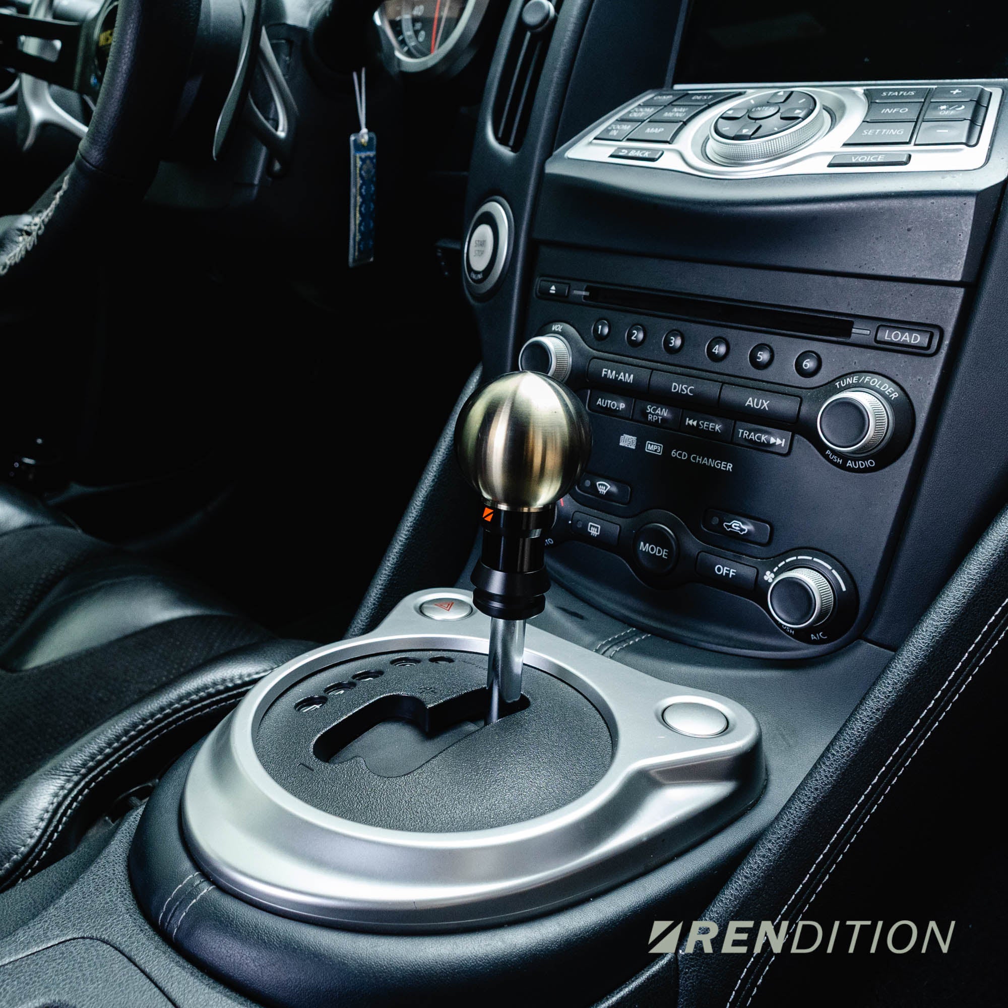 Rendition Billet Automatic Shift Knob for Nissan, Toyota, Honda, and Infiniti