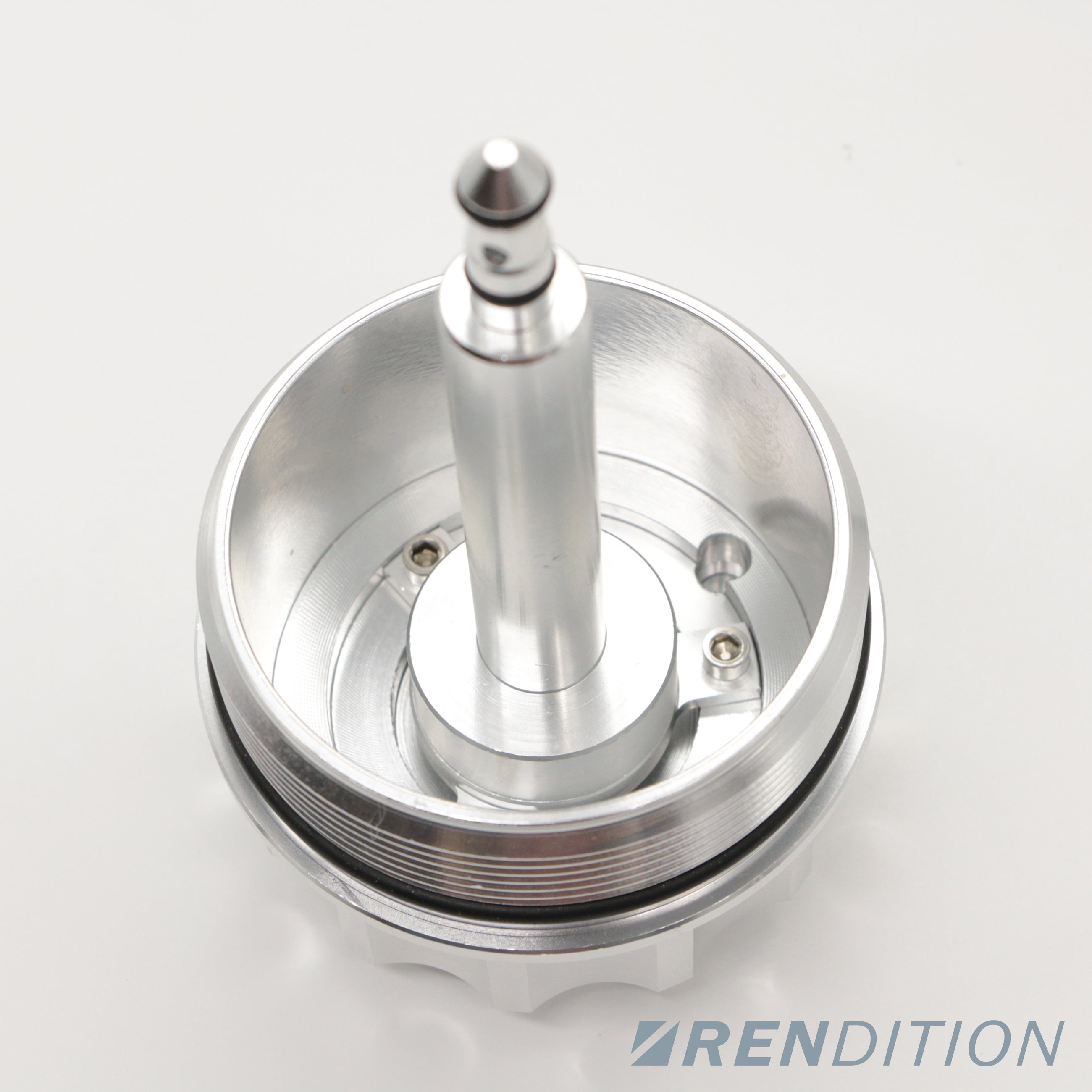 BMW CNC-machined aluminum oil cap adapter for M50 M52 S50 S52 M54 