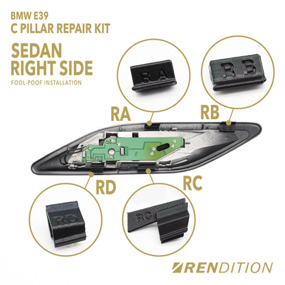 BMW E39 C PILLAR LIGHT FIX