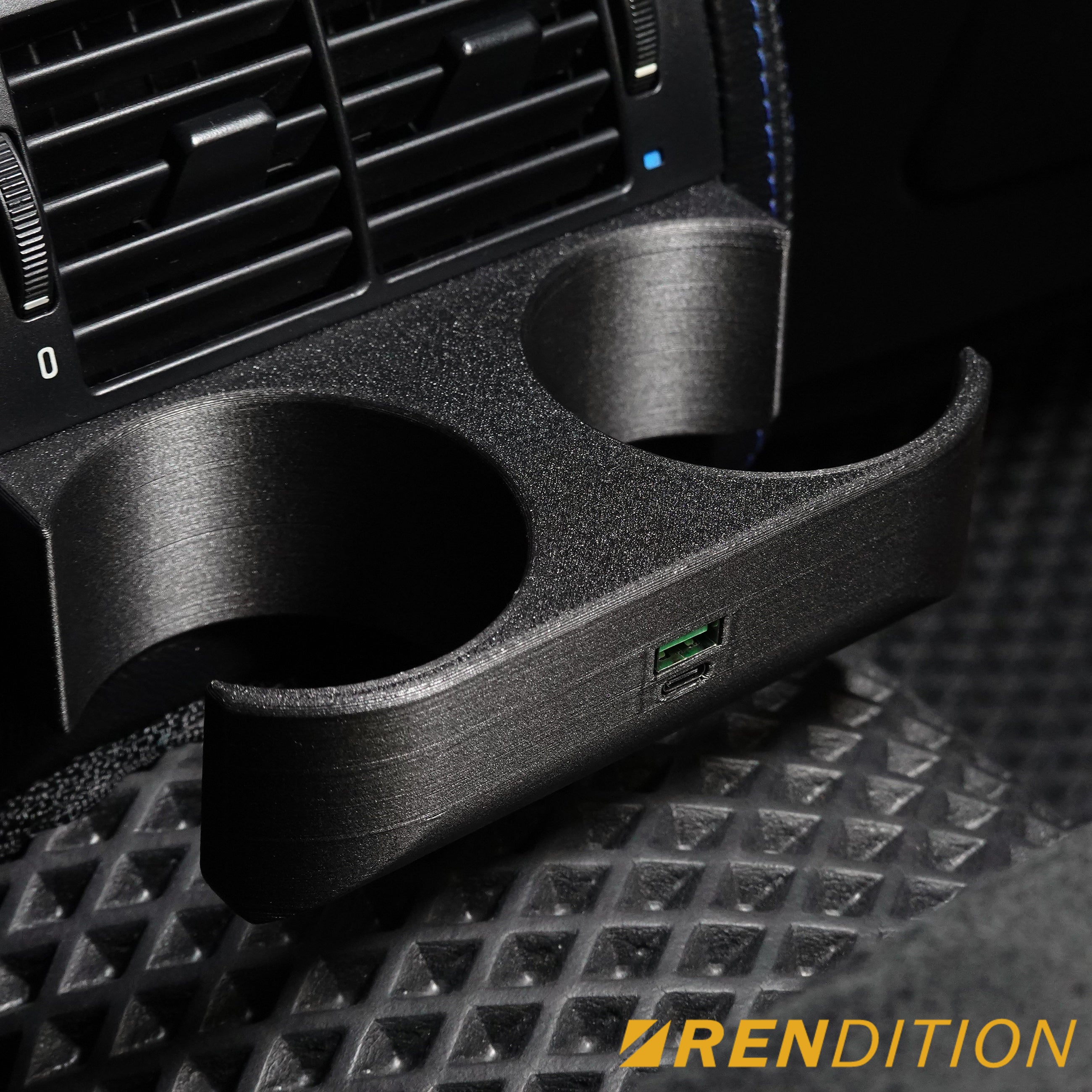 BMW E39 後排杯架 USB 充電器 V1.8