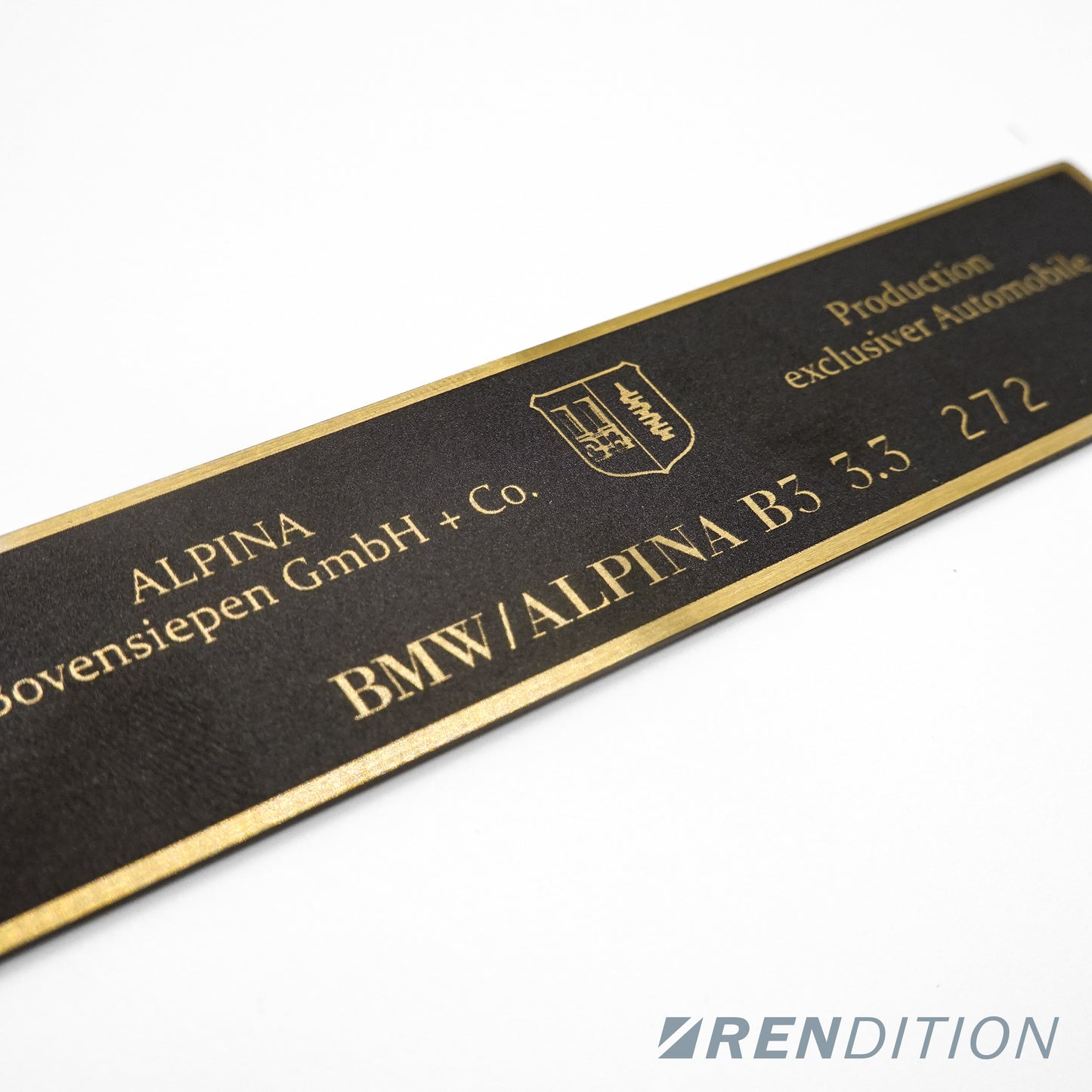 ALPINA B3 INTERIOR BADGE REPLICA REPLACEMENT B5 B6 B8 B9 B12