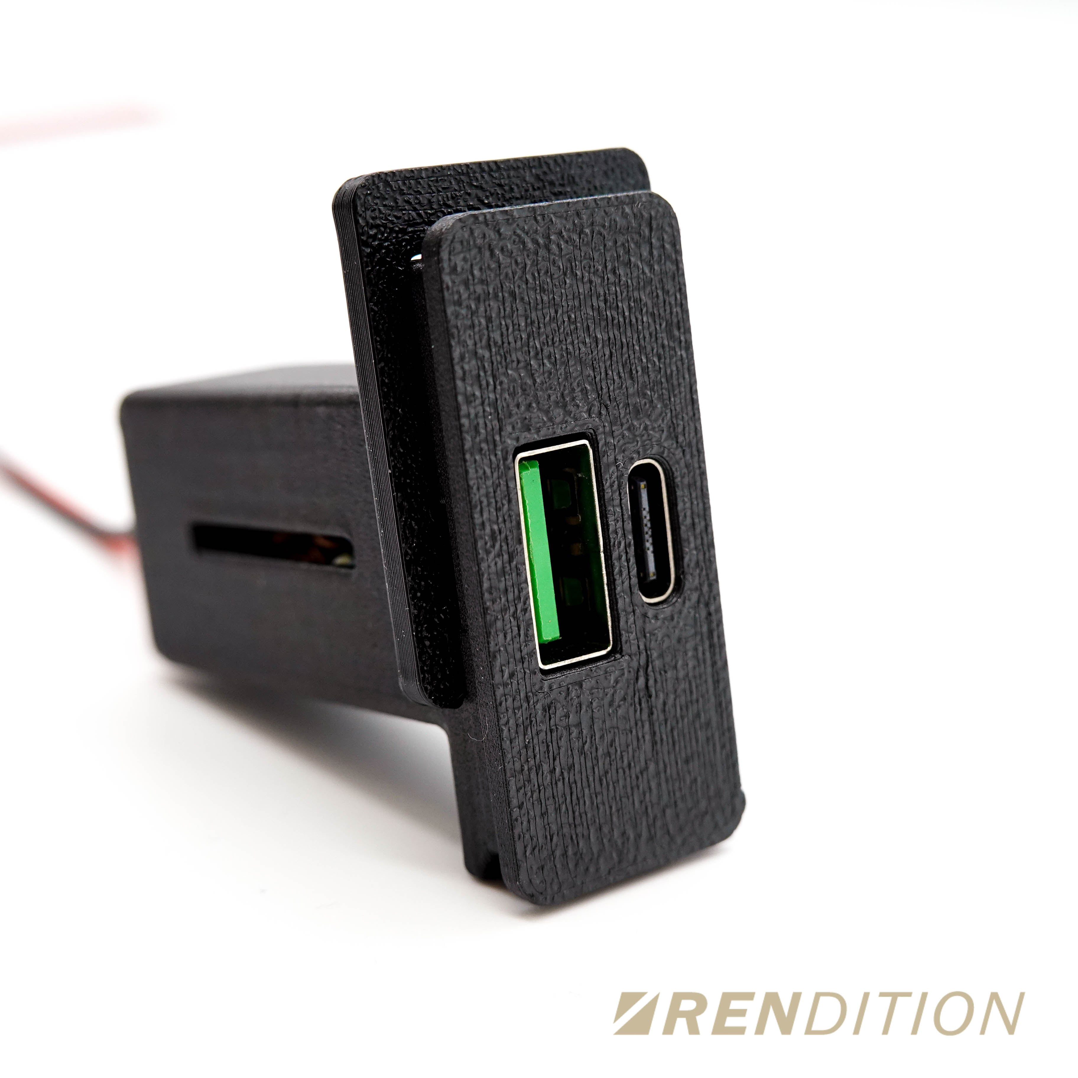 BMW E30 Ashtray Modular Conversion System – USB, Volt Meter, Switches, and Mounts