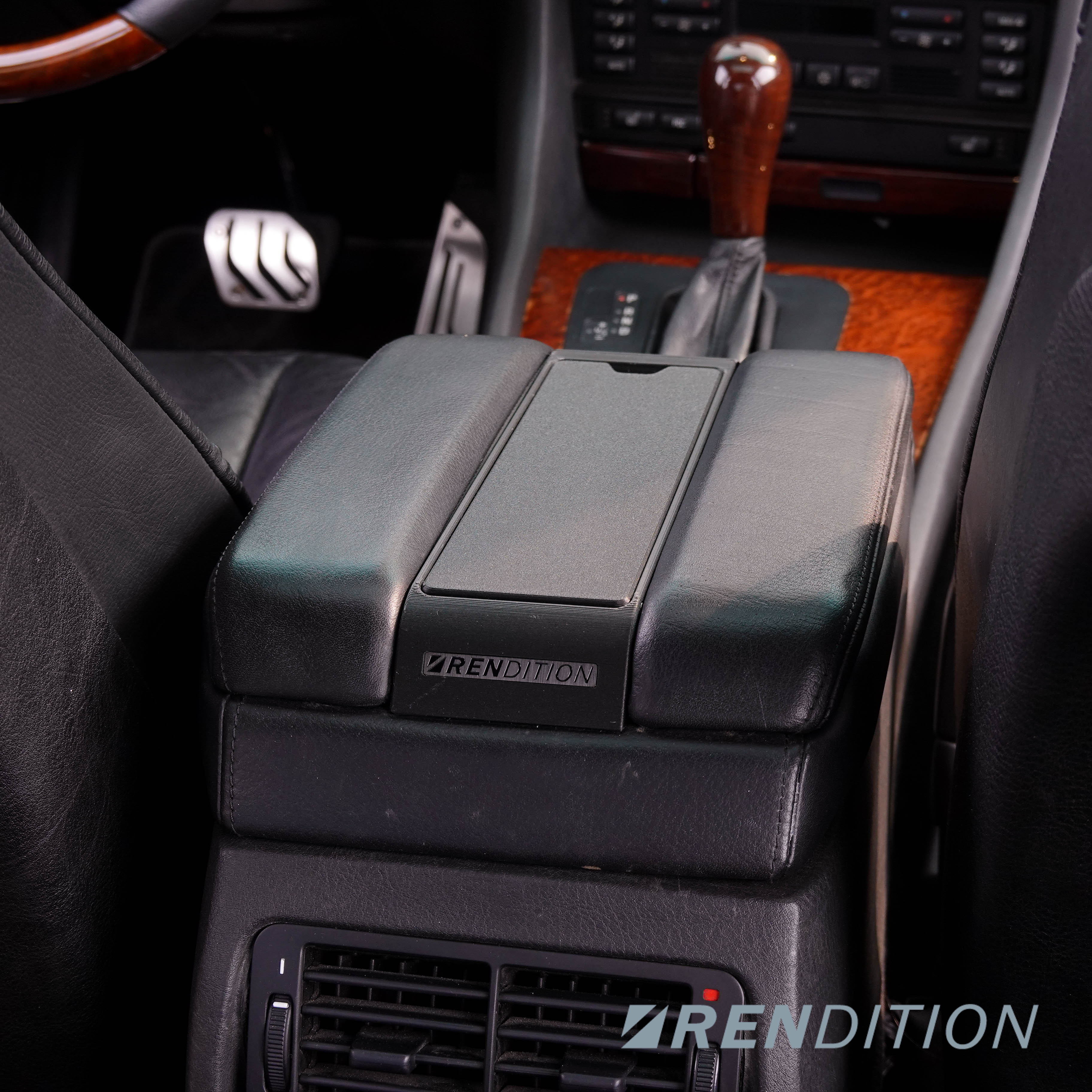 BMW E38 ARMREST STORAGE TRAY V2.1 / STOAGE BOX / E38 PHONE REPLACEMENT