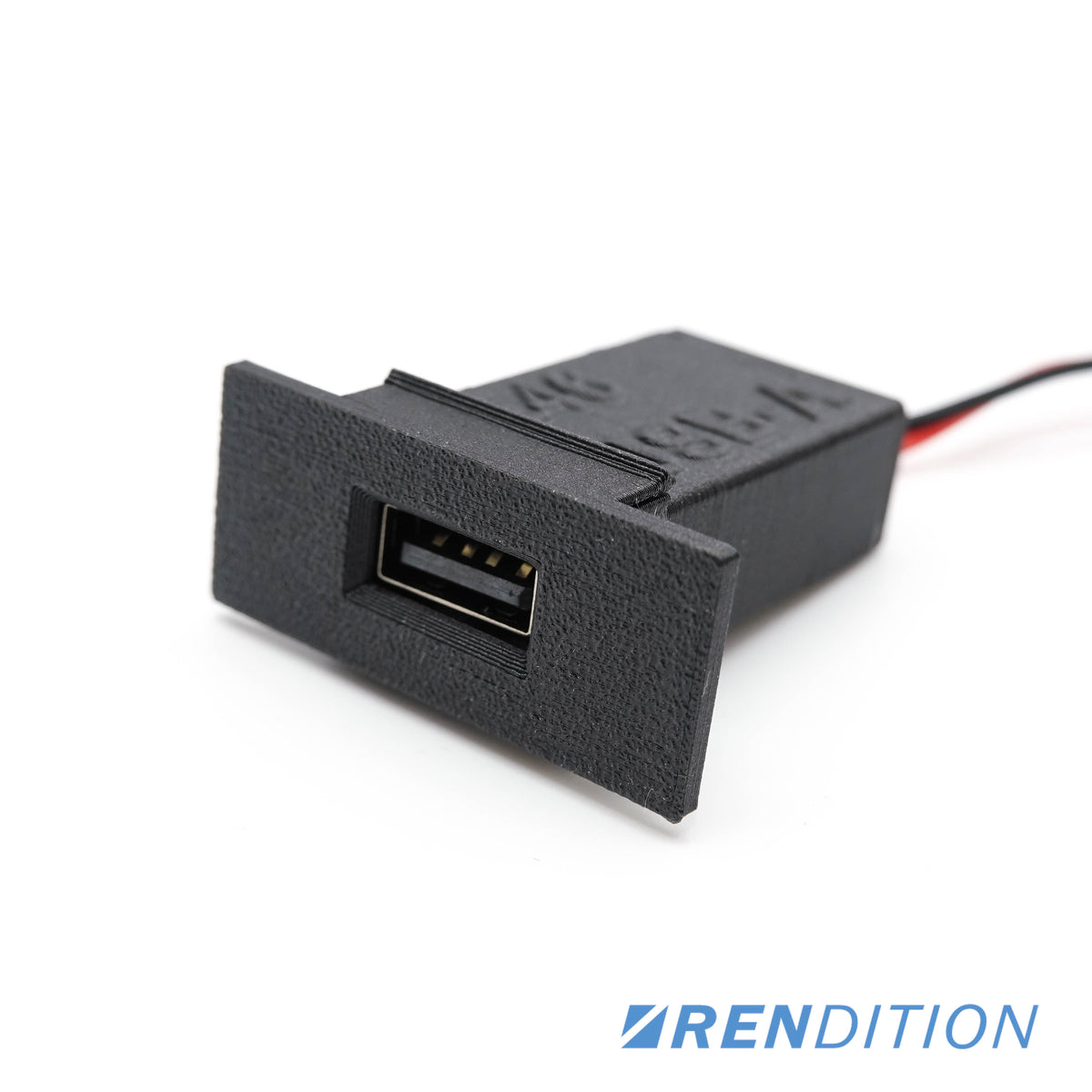 BMW E46 USB 開關面板模組 | 模組化 OEM 風格充電器改裝 – Rendition Design & Manufacturing