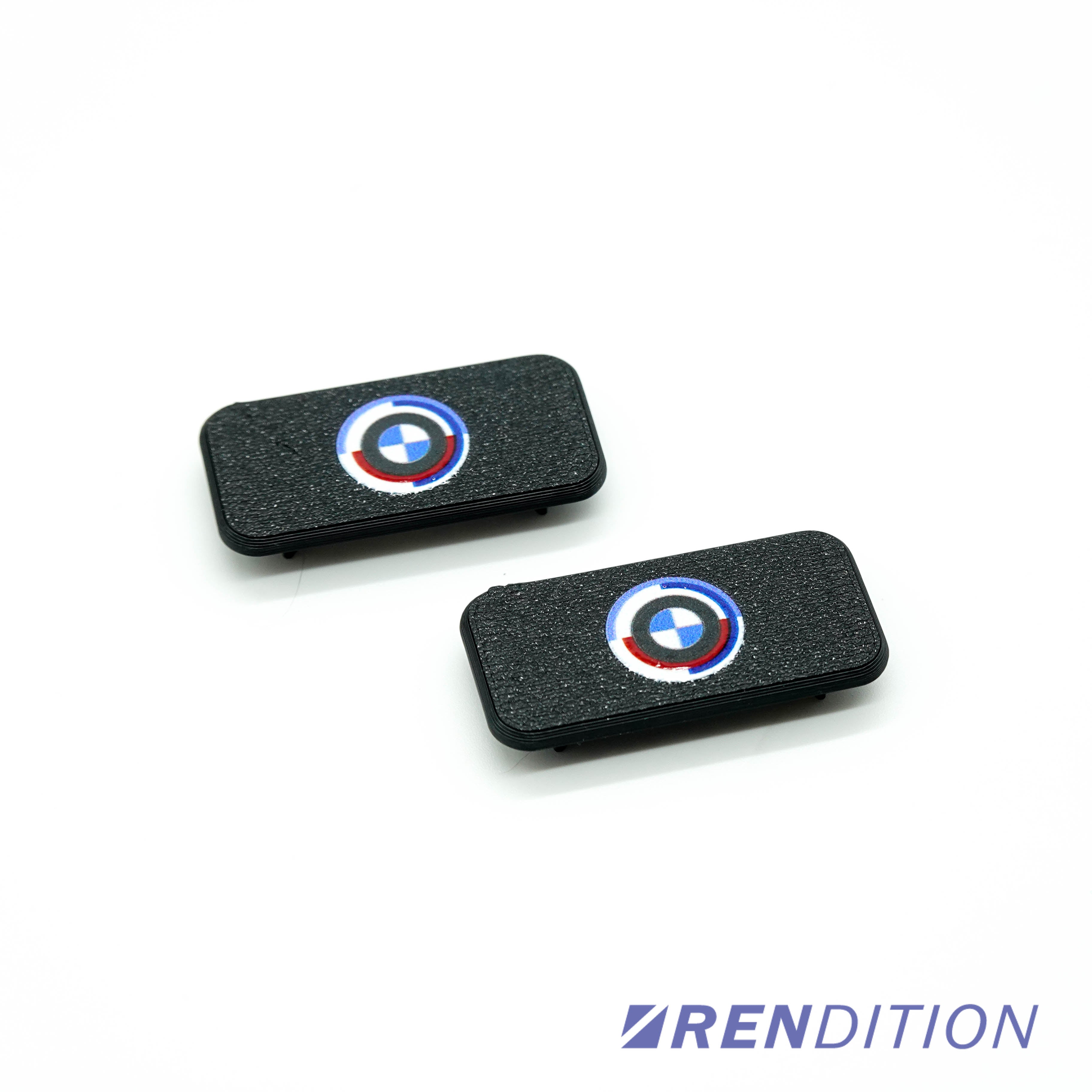 BMW A-pillar airbag cover replacement for E38 E39 E90 E91 E92 E93 E9X in textured black finish