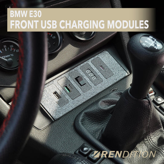 BMW E30 FRONT USB CHARGING MODULES