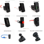 BMWE30煙灰缸模組化改裝系統－USB介面、電壓表、開關和支架