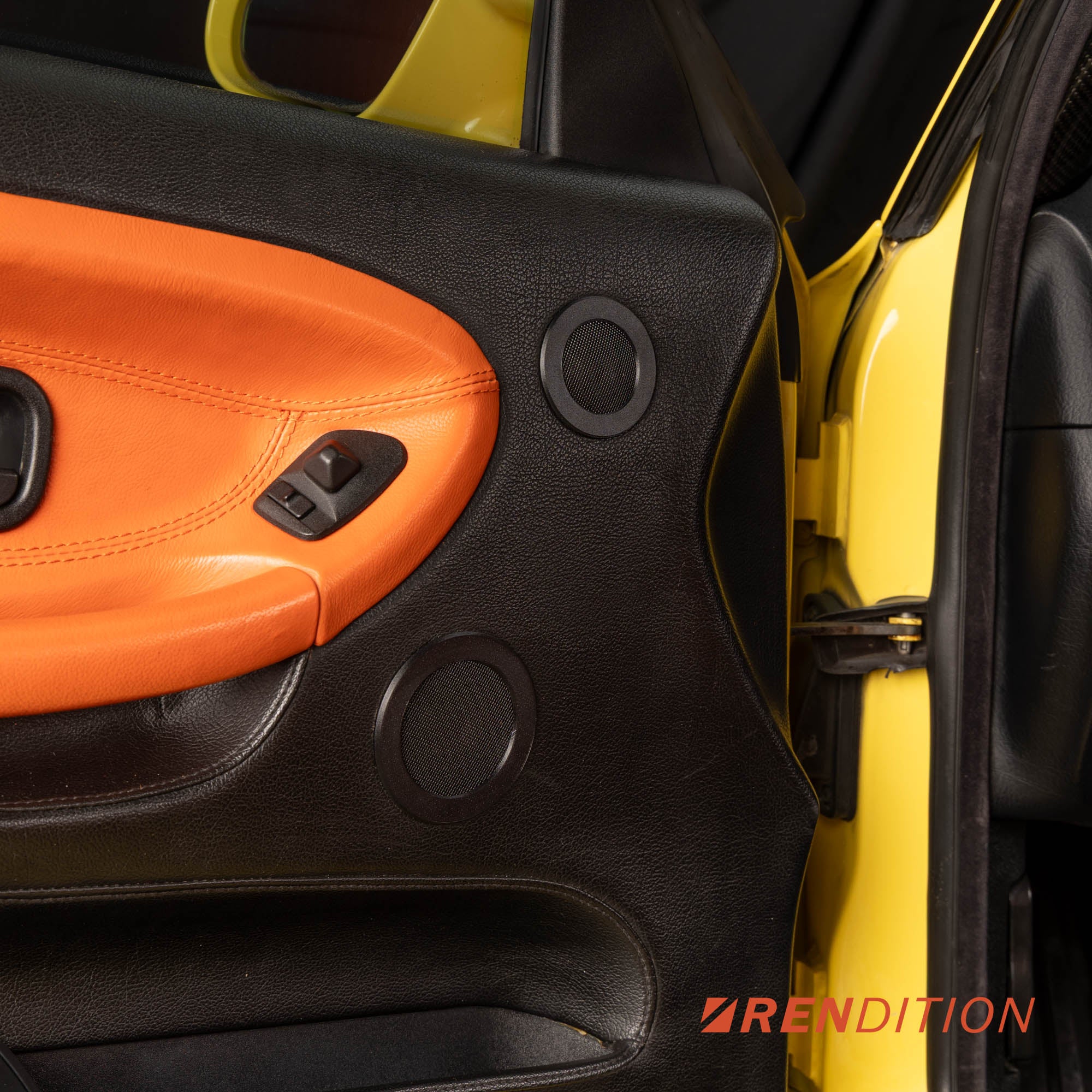 BMW E36 Door Tweeter & Speaker Grille Upgrade Kit – HiFi Full-Range Replacement