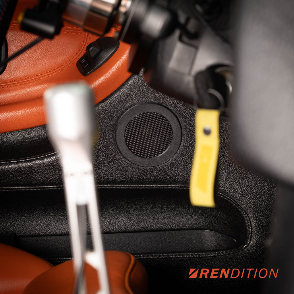 BMW E36 Door Tweeter & Speaker Grille Upgrade Kit – HiFi Full-Range Replacement