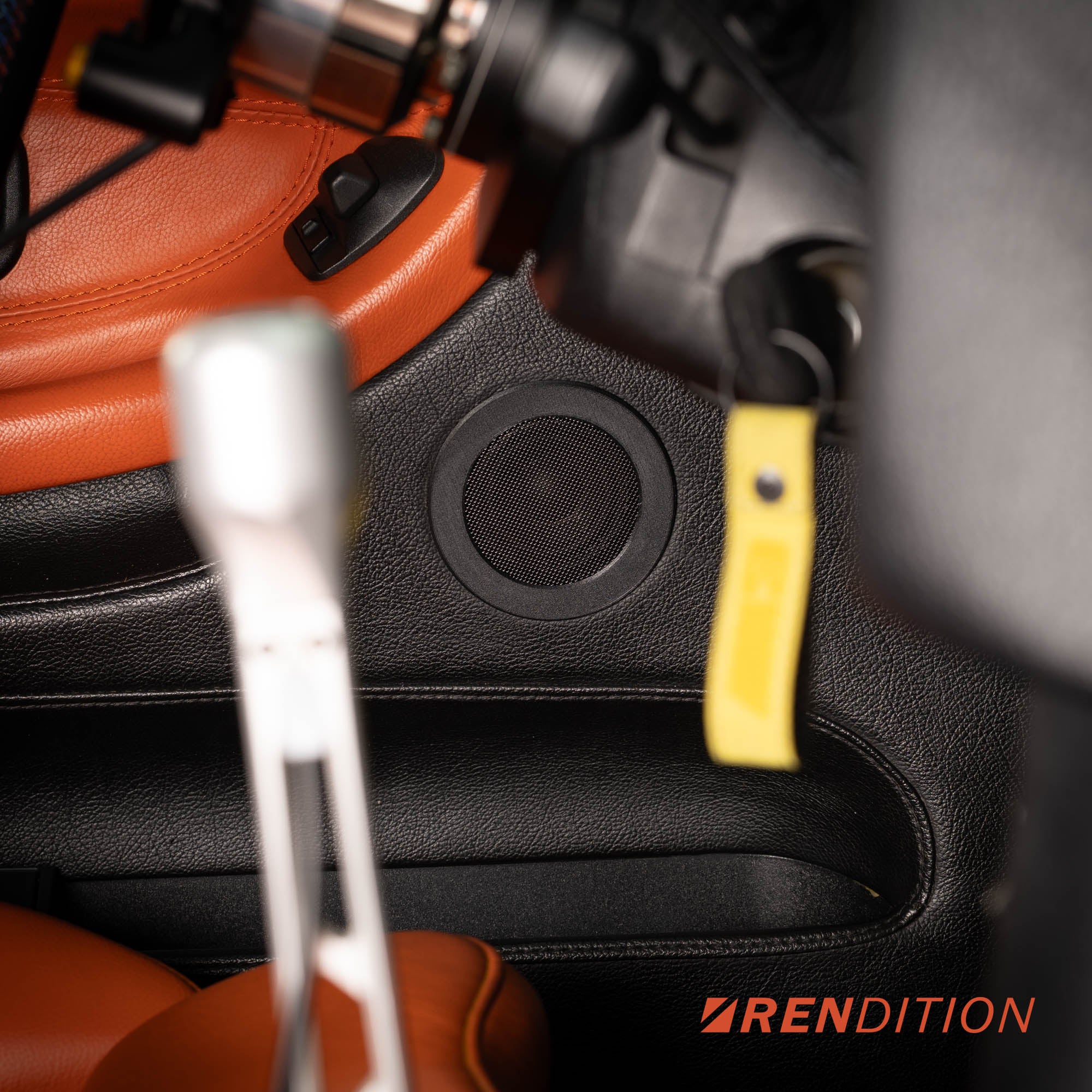 BMW E36 Door Tweeter & Speaker Grille Upgrade Kit – HiFi Full-Range Replacement