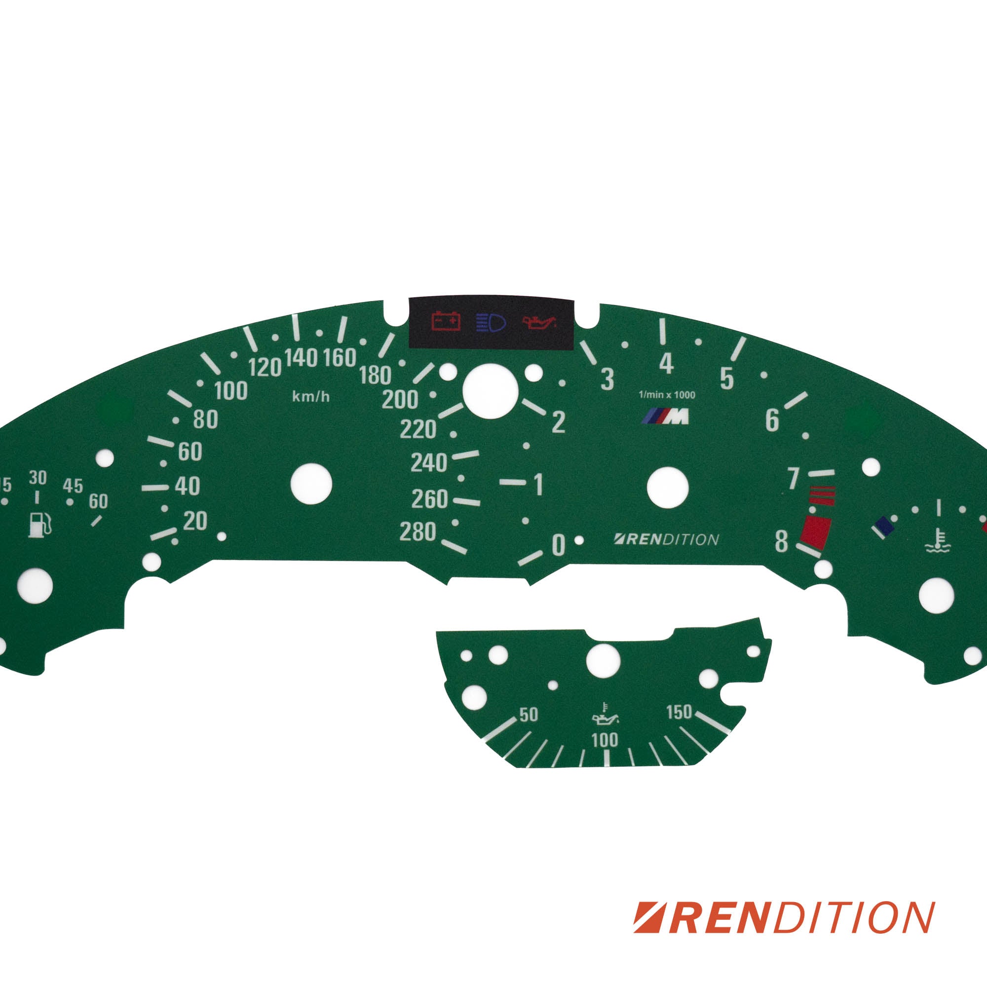 BMW E36 GAUGE FACE OVERLAY FOR M3 316 318 325 328 Ti Comapct V3