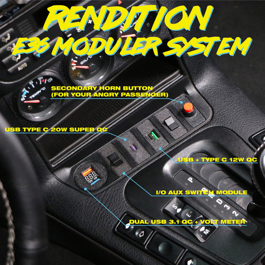 E36 3-Series Interior Upgrade Car Parts  Rendition Design – Rendition  Design & Manufacturing