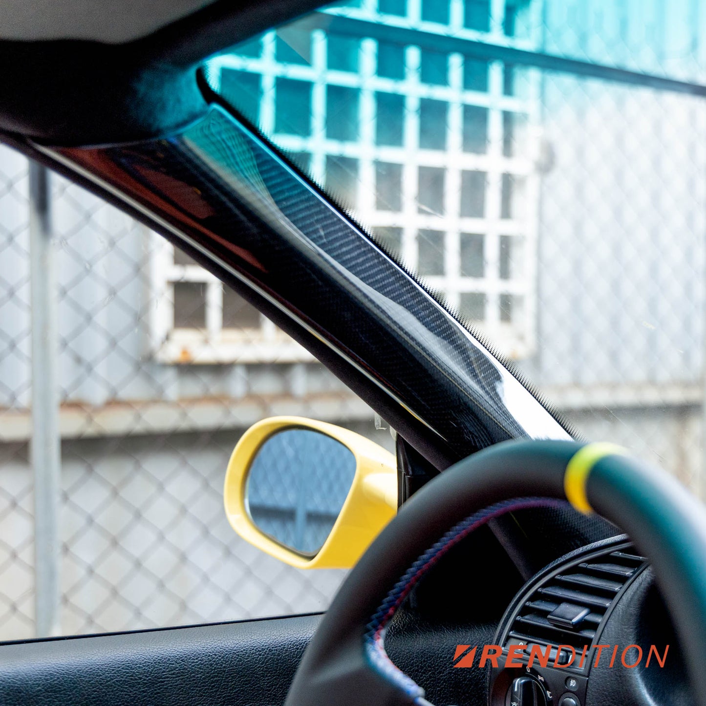 BMW E36 Sedan A-Pillar Trim Replacement for Sedan & Compact (Ti)