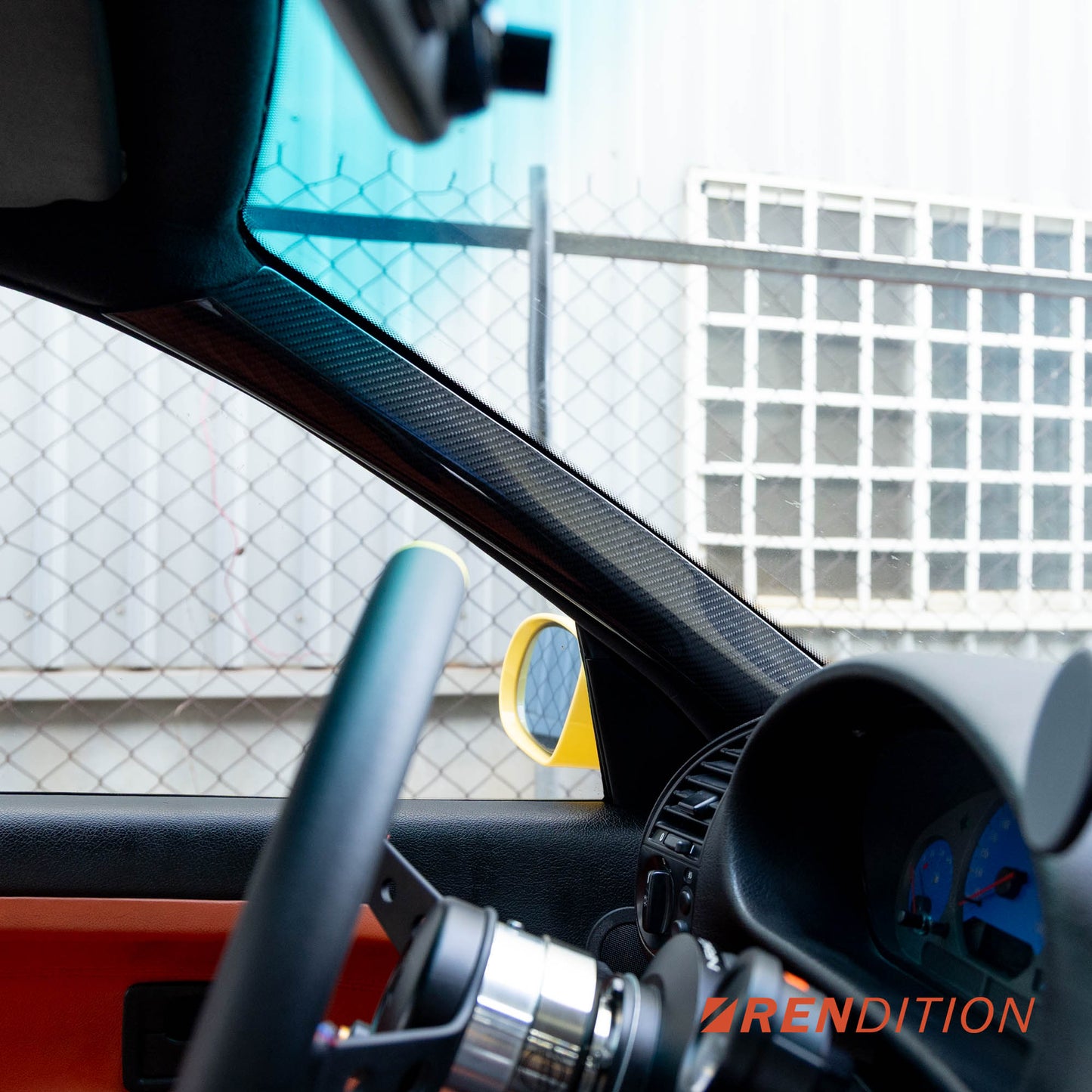 BMW E36 Sedan A-Pillar Trim Replacement for Sedan & Compact (Ti)