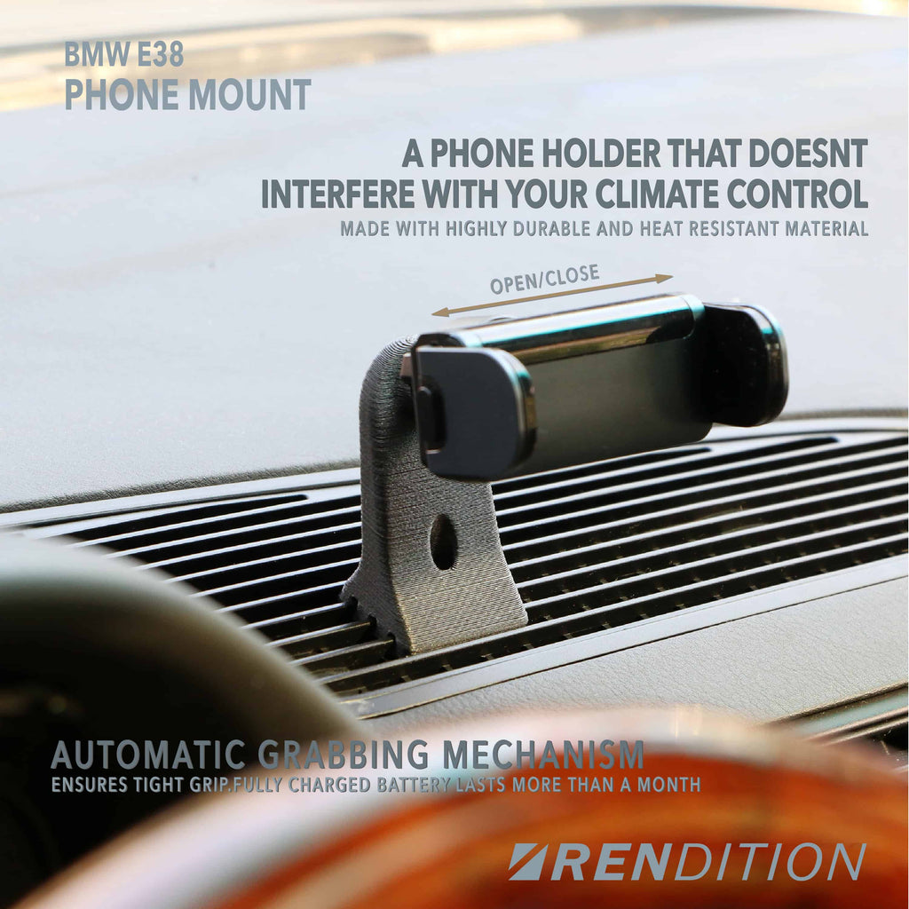 BMW E38 Phone Mount