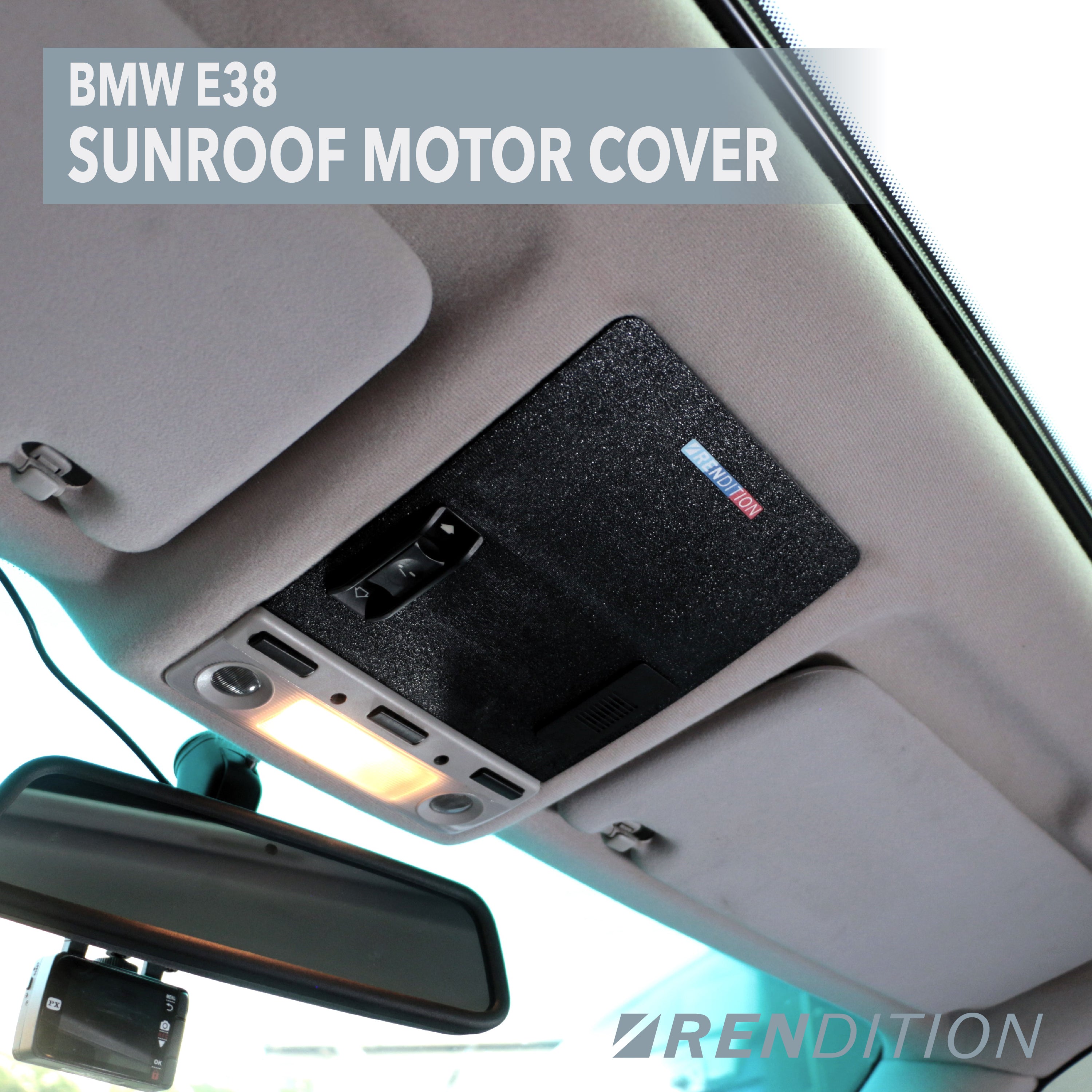 BMW E38 Sunroof Motor Cover V2