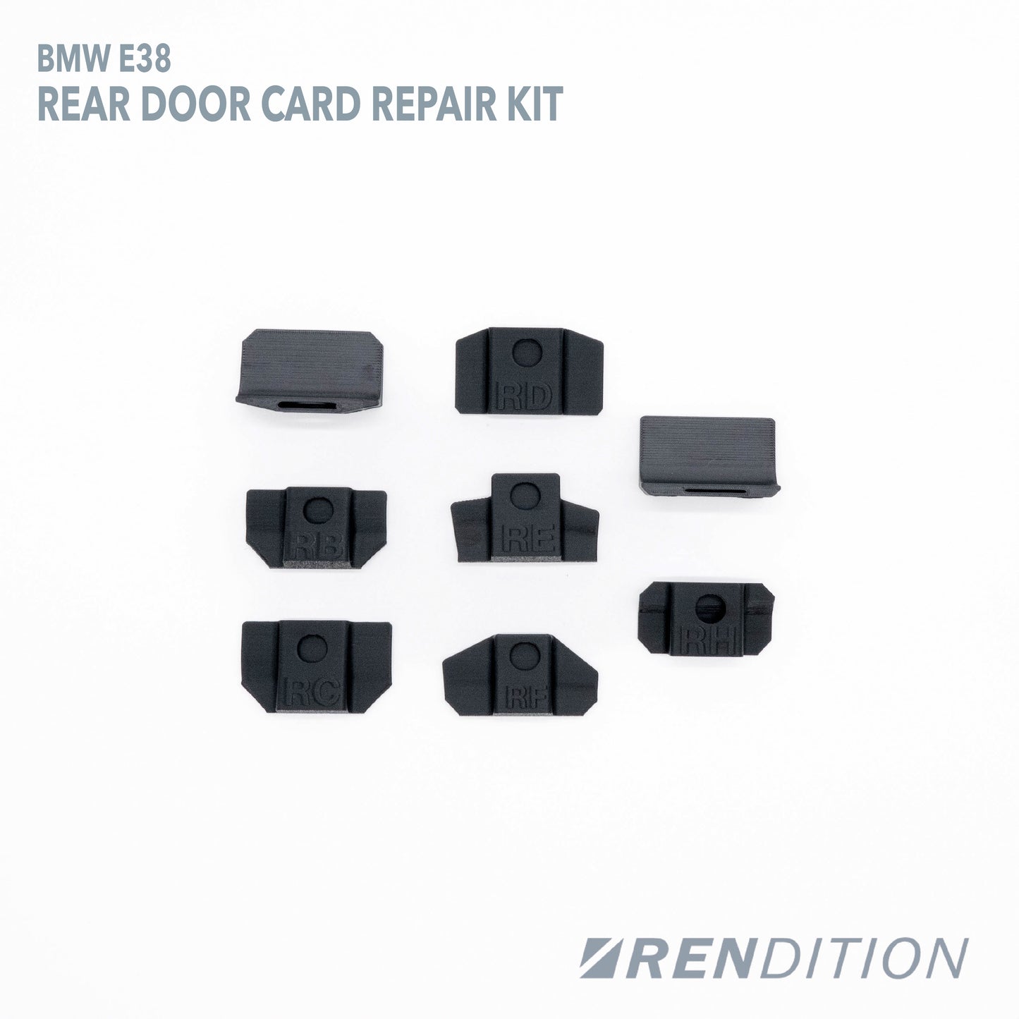 BMW E38 DOOR CARD REPAIR KIT